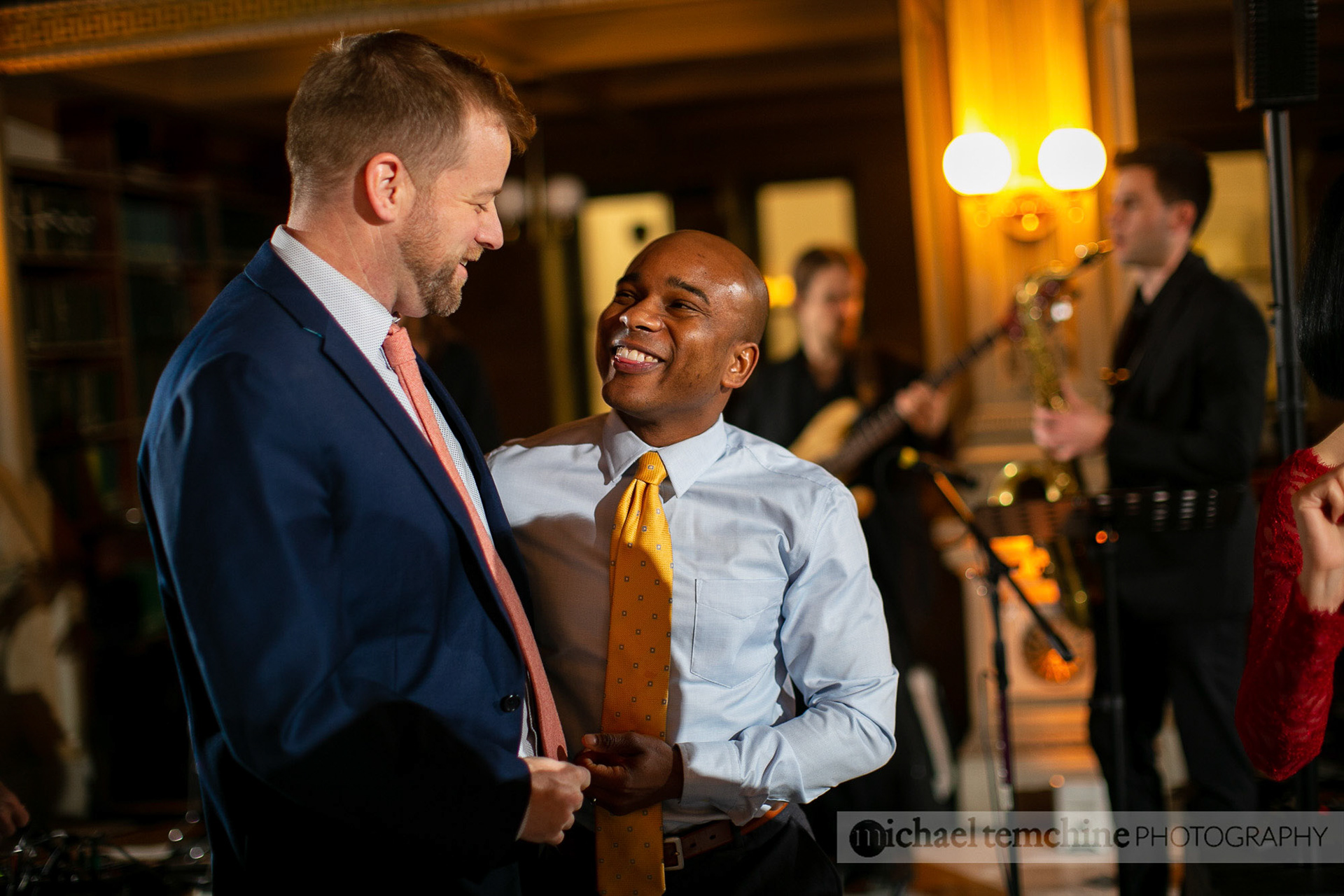 Denise and Sylvain's Peabody Institute wedding on March 2, 2019 in Baltimore, MD