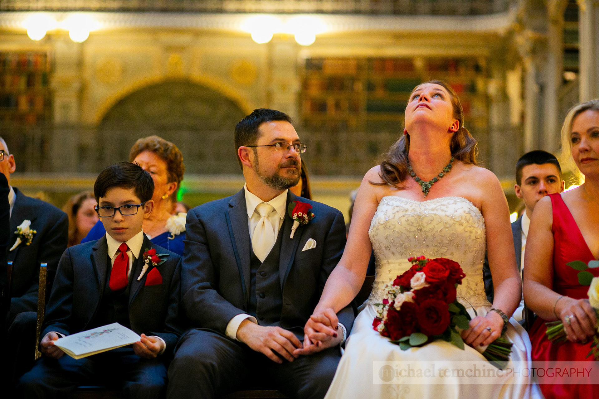 Denise and Sylvain's Peabody Institute wedding on March 2, 2019 in Baltimore, MD