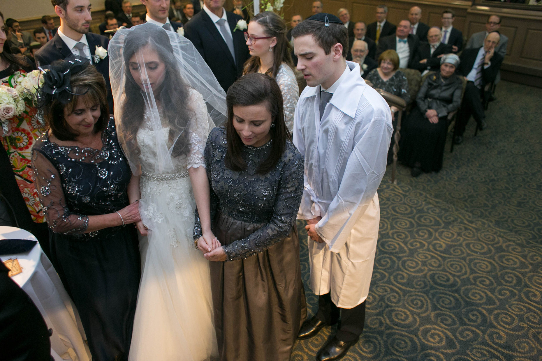 Rebecca and Gavriel's wedding at Shomrei Emunah on Sunday, November 22, 2015.