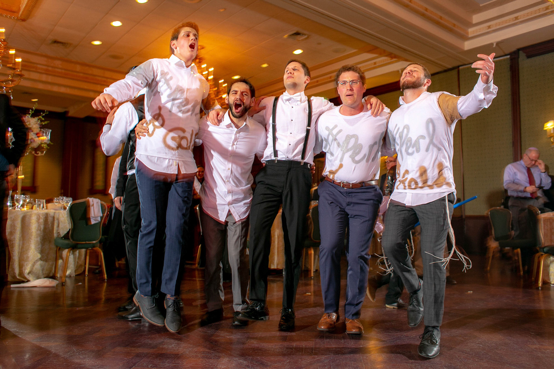 Modern Orthodox Jewish Wedding Grand Lodge Hunt Valley Baltimore Chosson Kallah Tish Bedeken Chuppah Party Portraits Spring Cloudy Rain Fran Berger