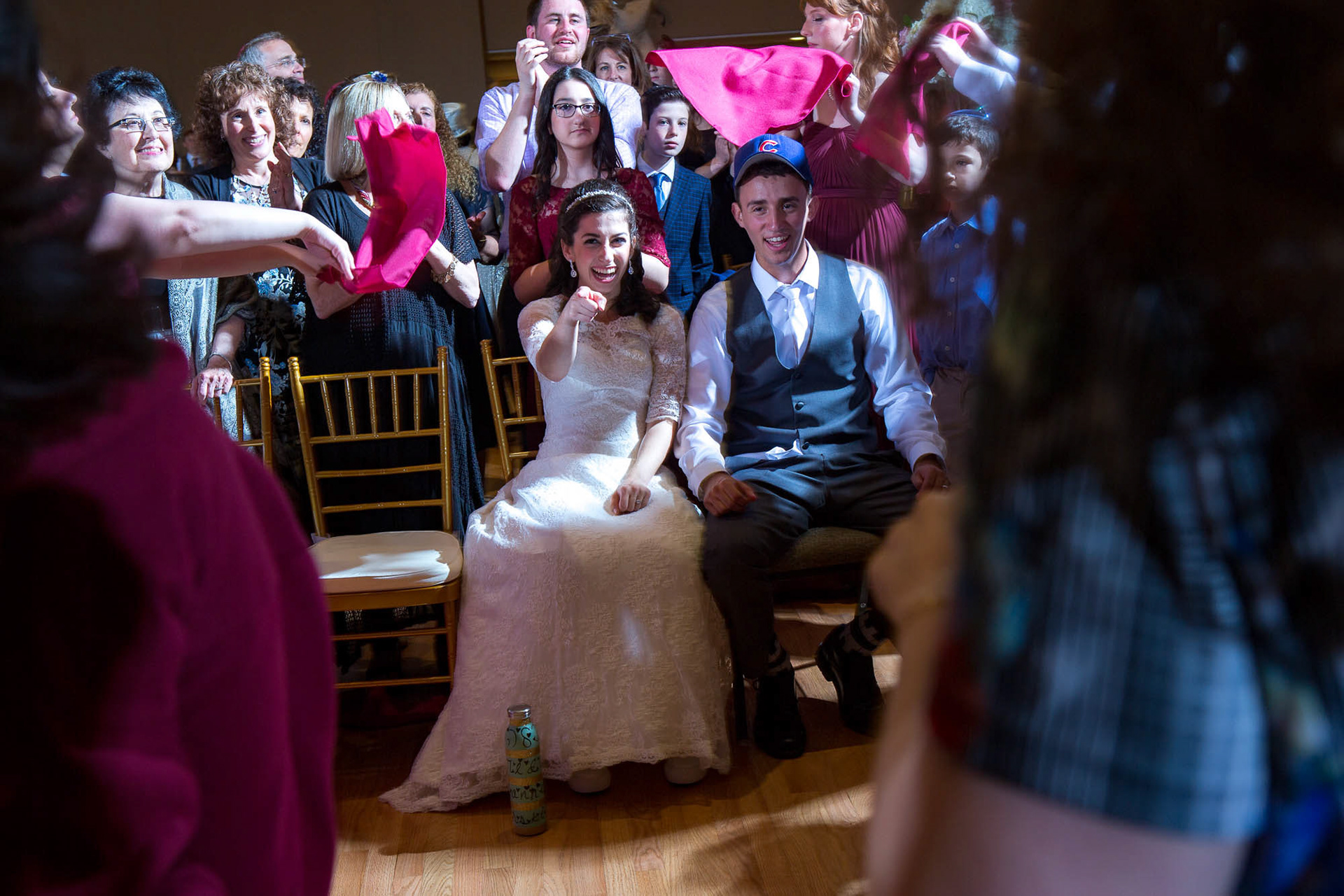 Arienne and Avi wed at Beth Tfiloh on Sunday, June10, 2018.