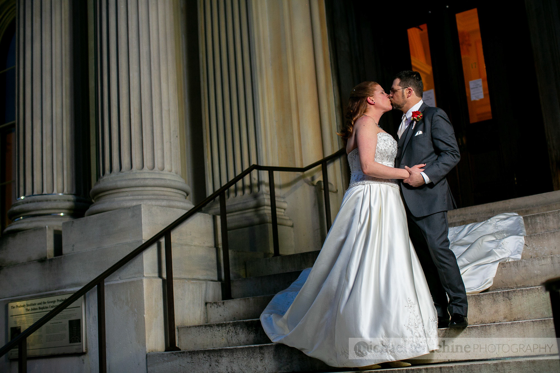 Denise and Sylvain's Peabody Institute wedding on March 2, 2019 in Baltimore, MD