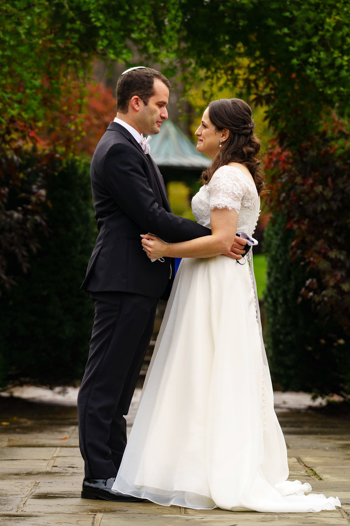 Shoshana and Dani wed at Brookside Gardens in Wheaton, MD on Sunday, November 1, 2020.