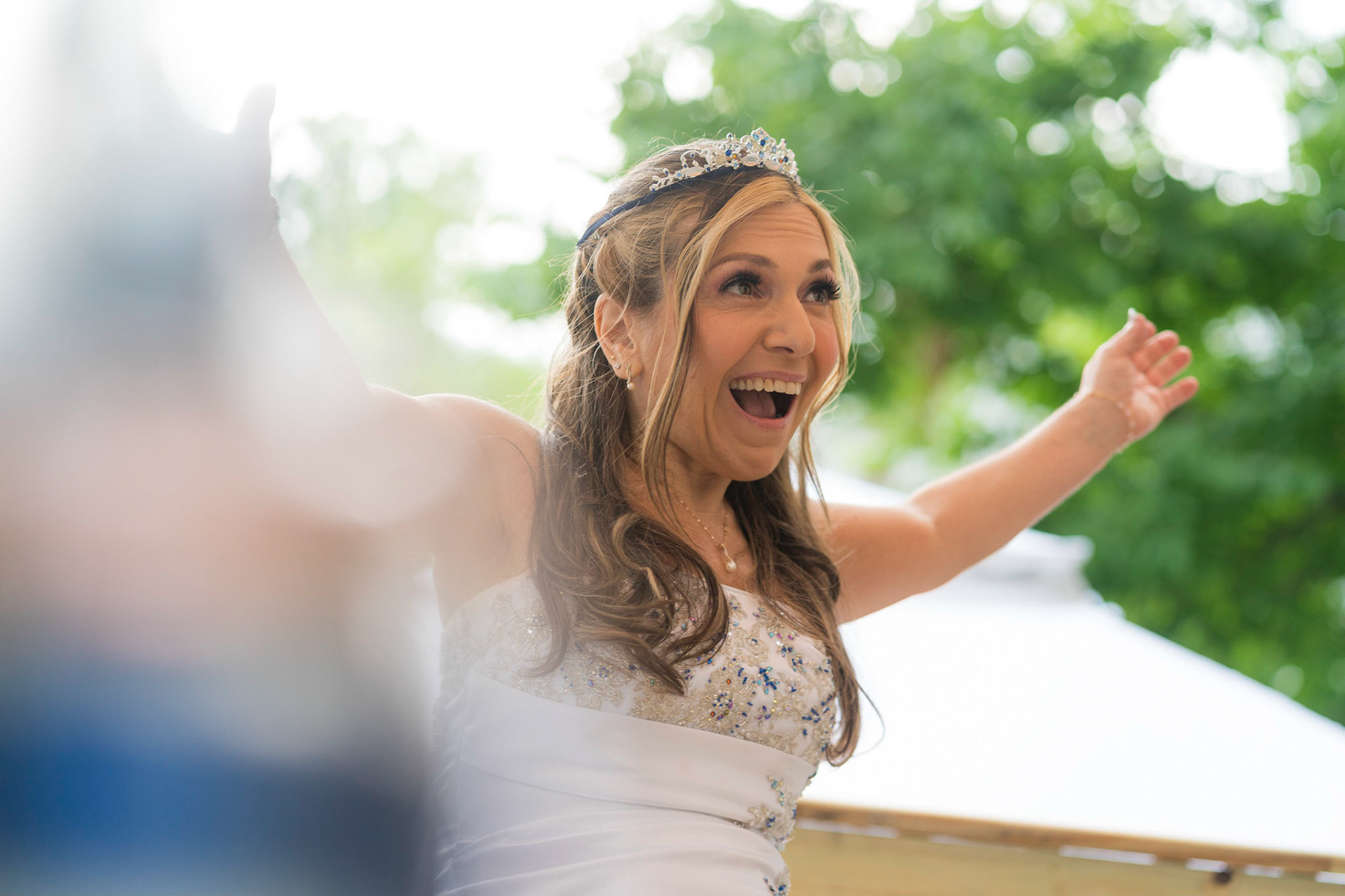 Marina and Mike’s intimate wedding at their home in Arlington, VA.