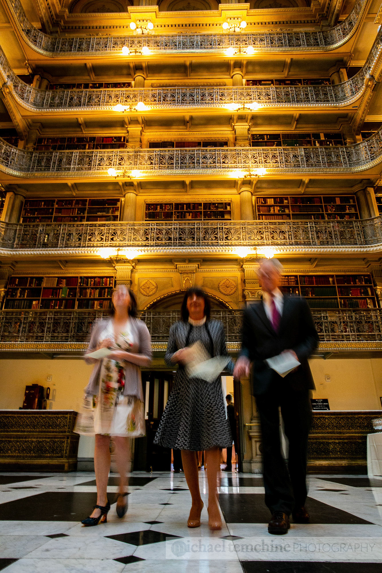 Denise and Sylvain's Peabody Institute wedding on March 2, 2019 in Baltimore, MD