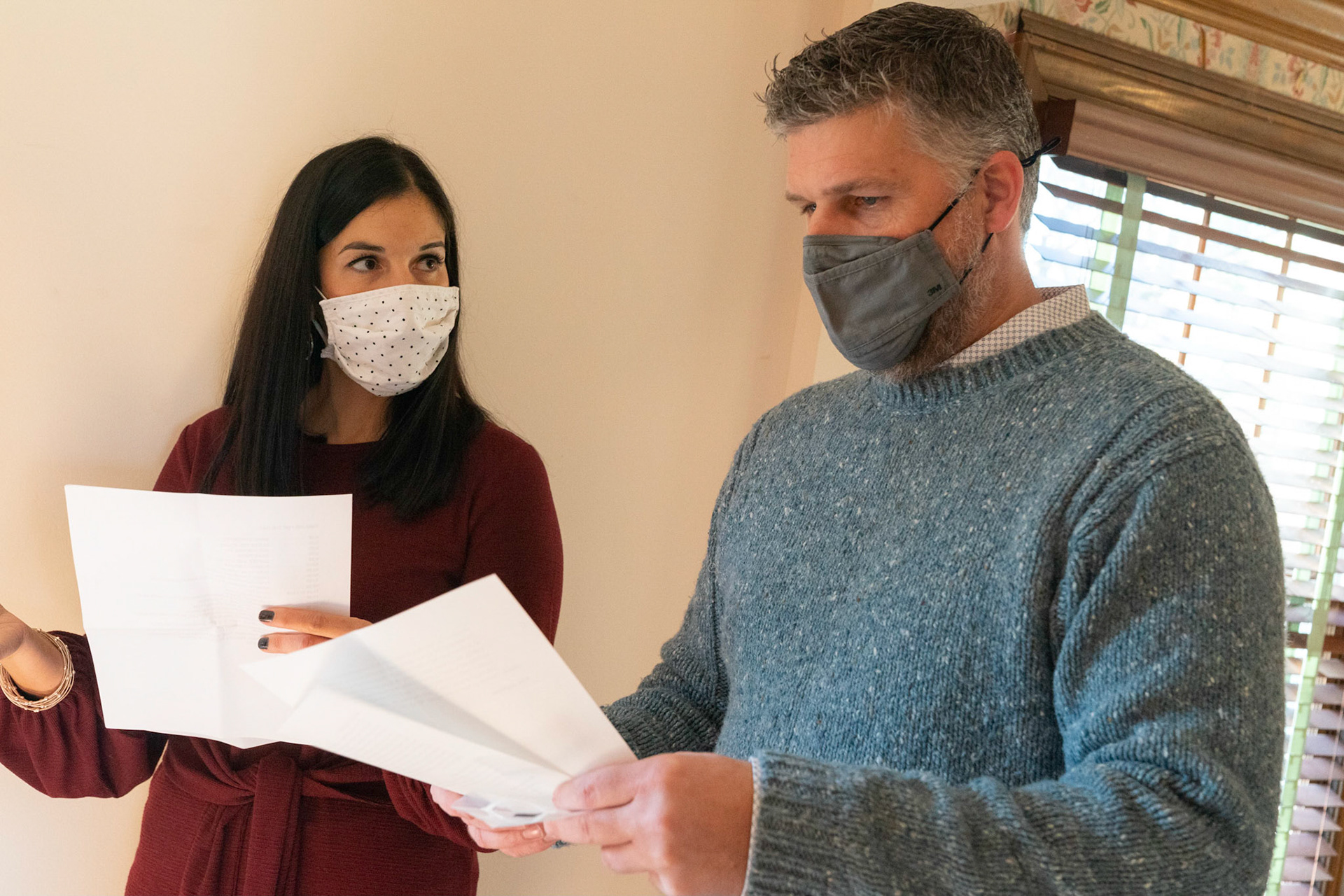 Sarah and Raj wed at their home in Parkton, MD on Sunday, December 27, 2020.