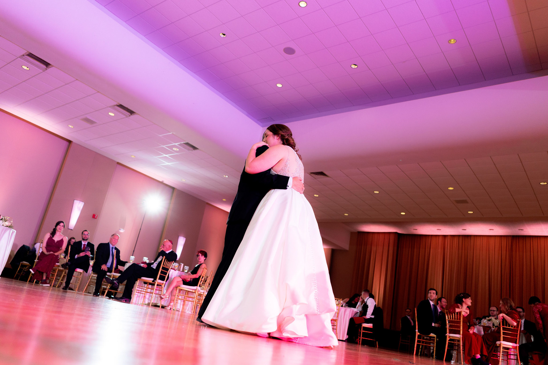 Wedding of Rebecca and Elliot at Beth Tfiloh in Pikesville, MD on Sunday, December 12, 2021.