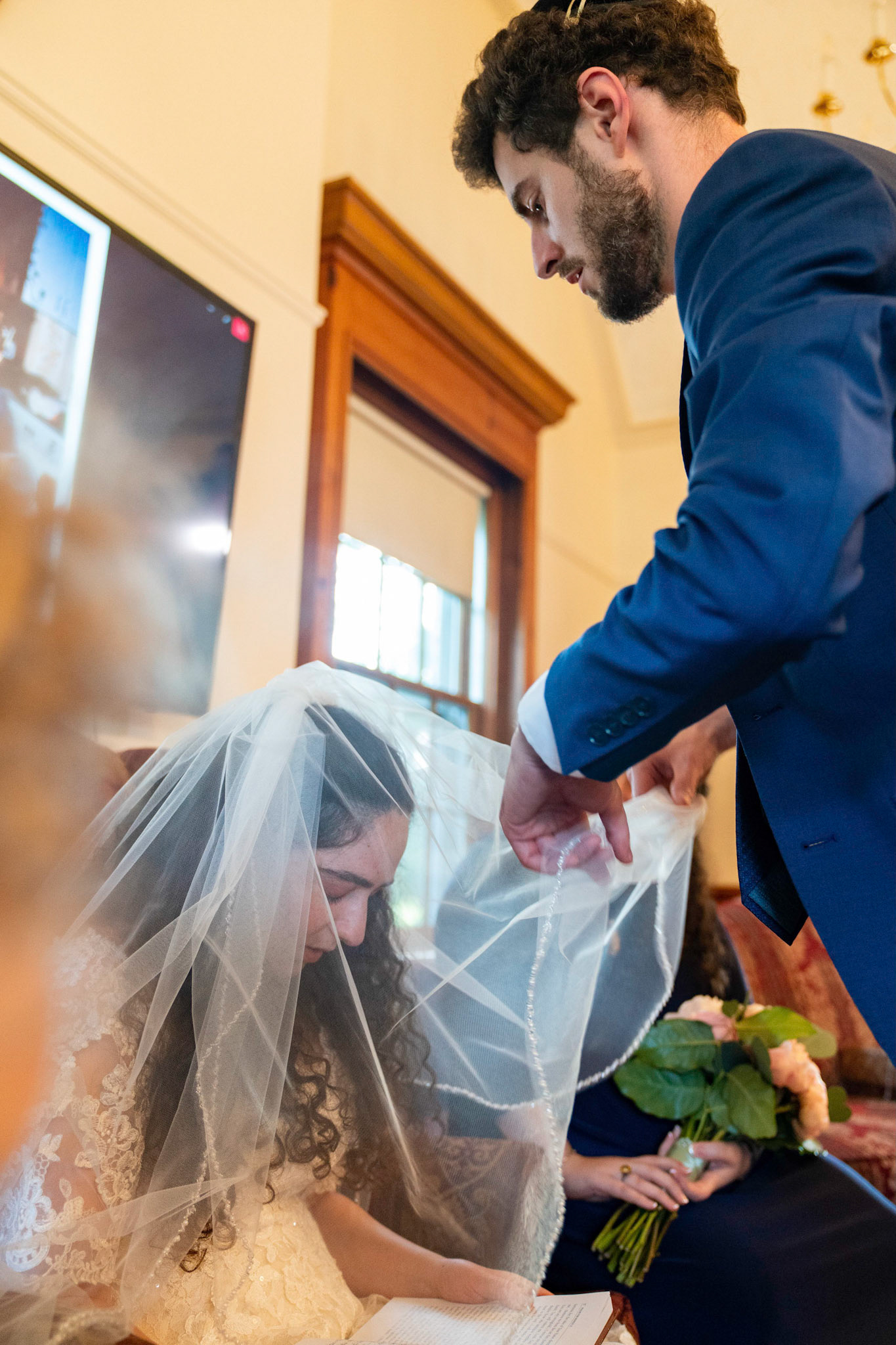 Leah and Gersh wed at the Woman’s Club of Chevy Chase on Sunday, june 6, 2021.