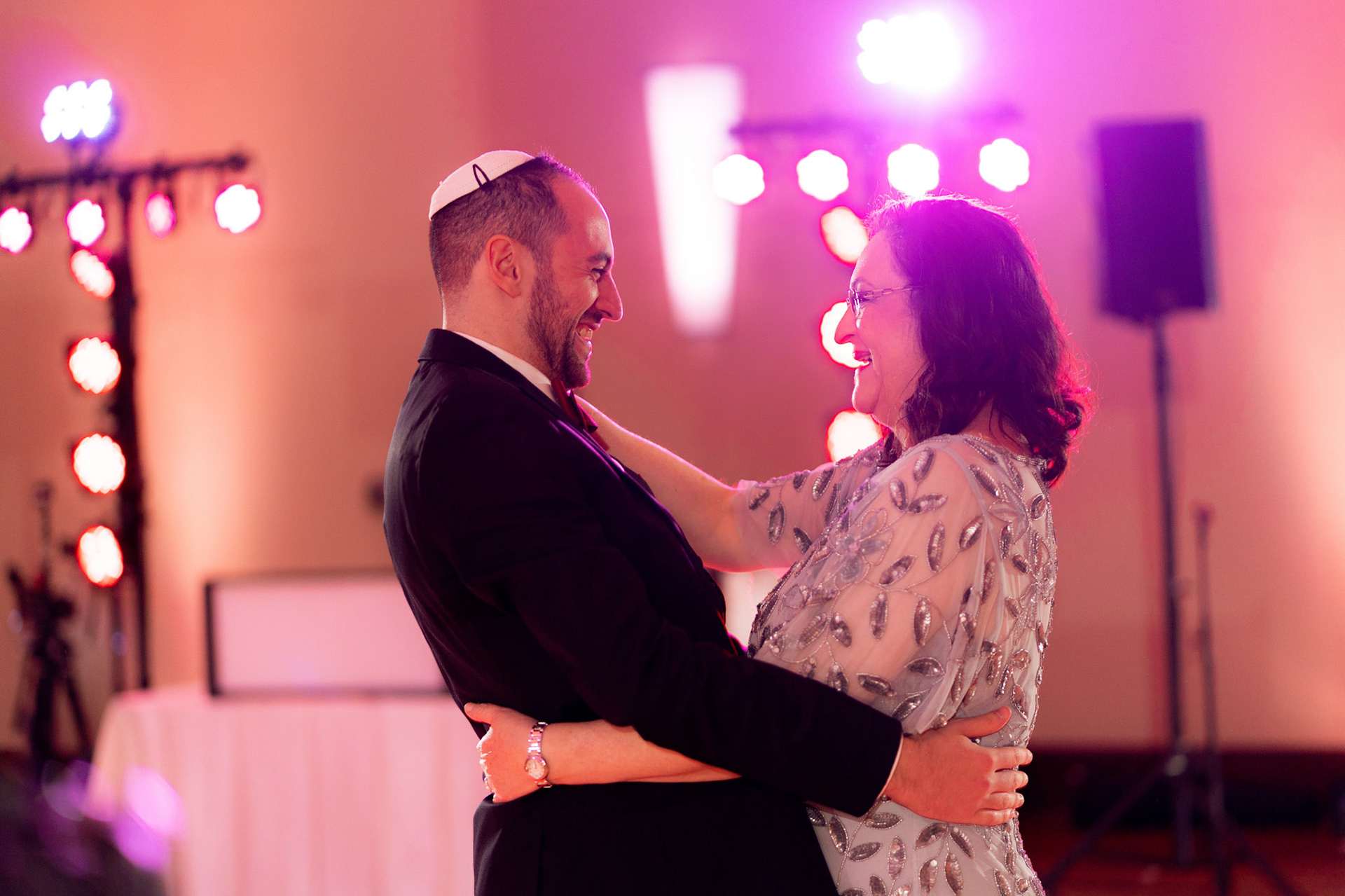 Wedding of Rebecca and Elliot at Beth Tfiloh in Pikesville, MD on Sunday, December 12, 2021.