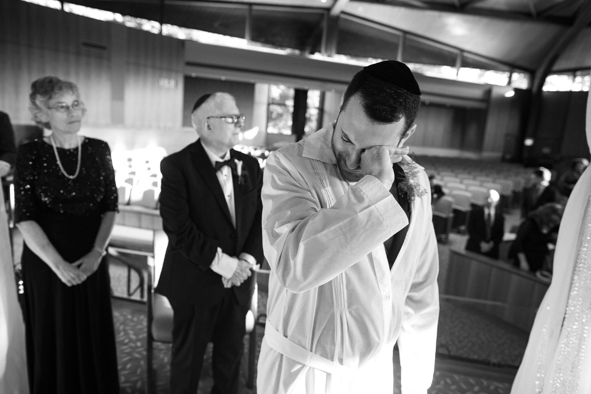 Belen and Barry wed at Beth Tfiloh on Sunday, October 7, 2018.