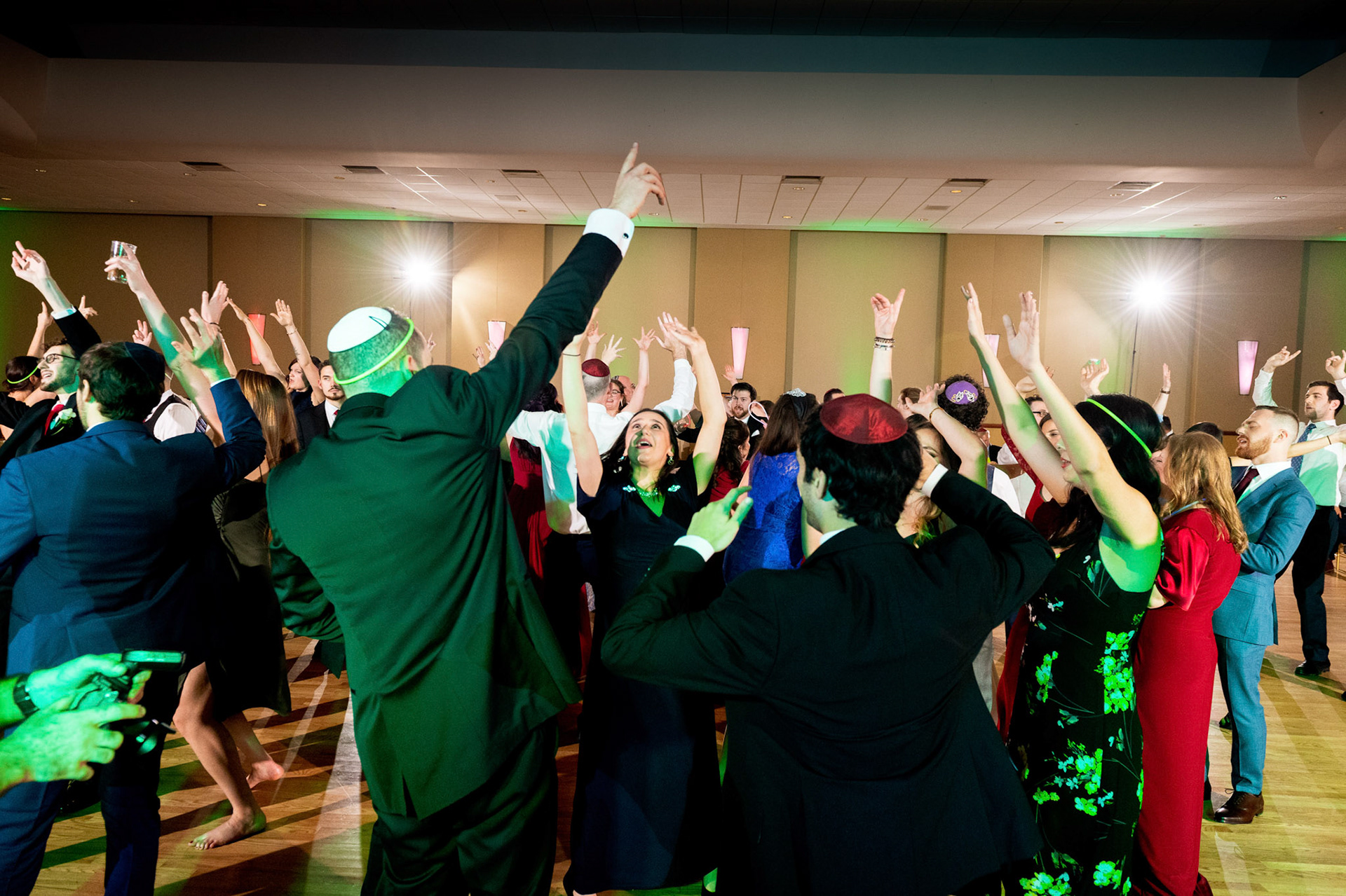 Wedding of Rebecca and Elliot at Beth Tfiloh in Pikesville, MD on Sunday, December 12, 2021.