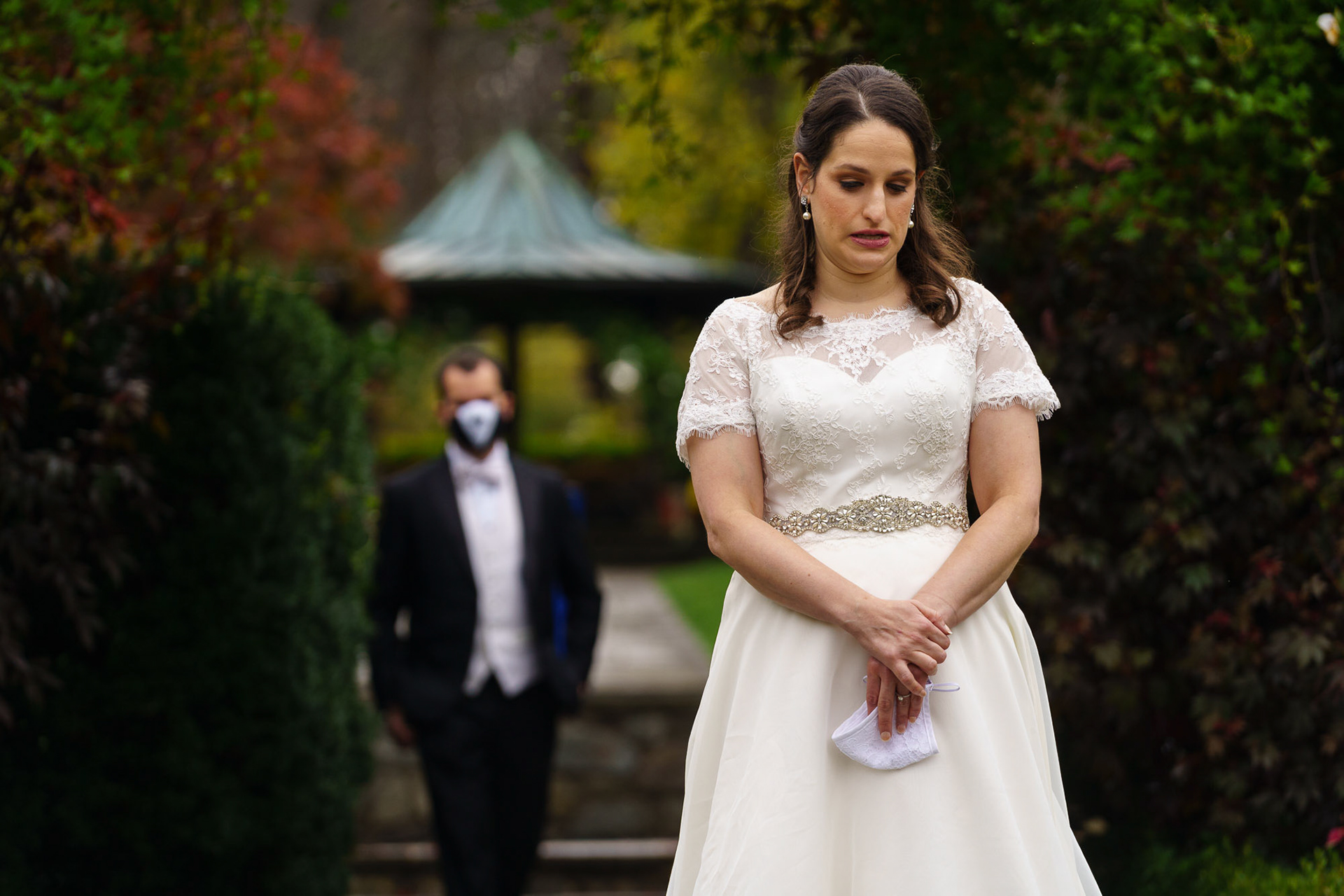 Shoshana and Dani wed at Brookside Gardens in Wheaton, MD on Sunday, November 1, 2020.