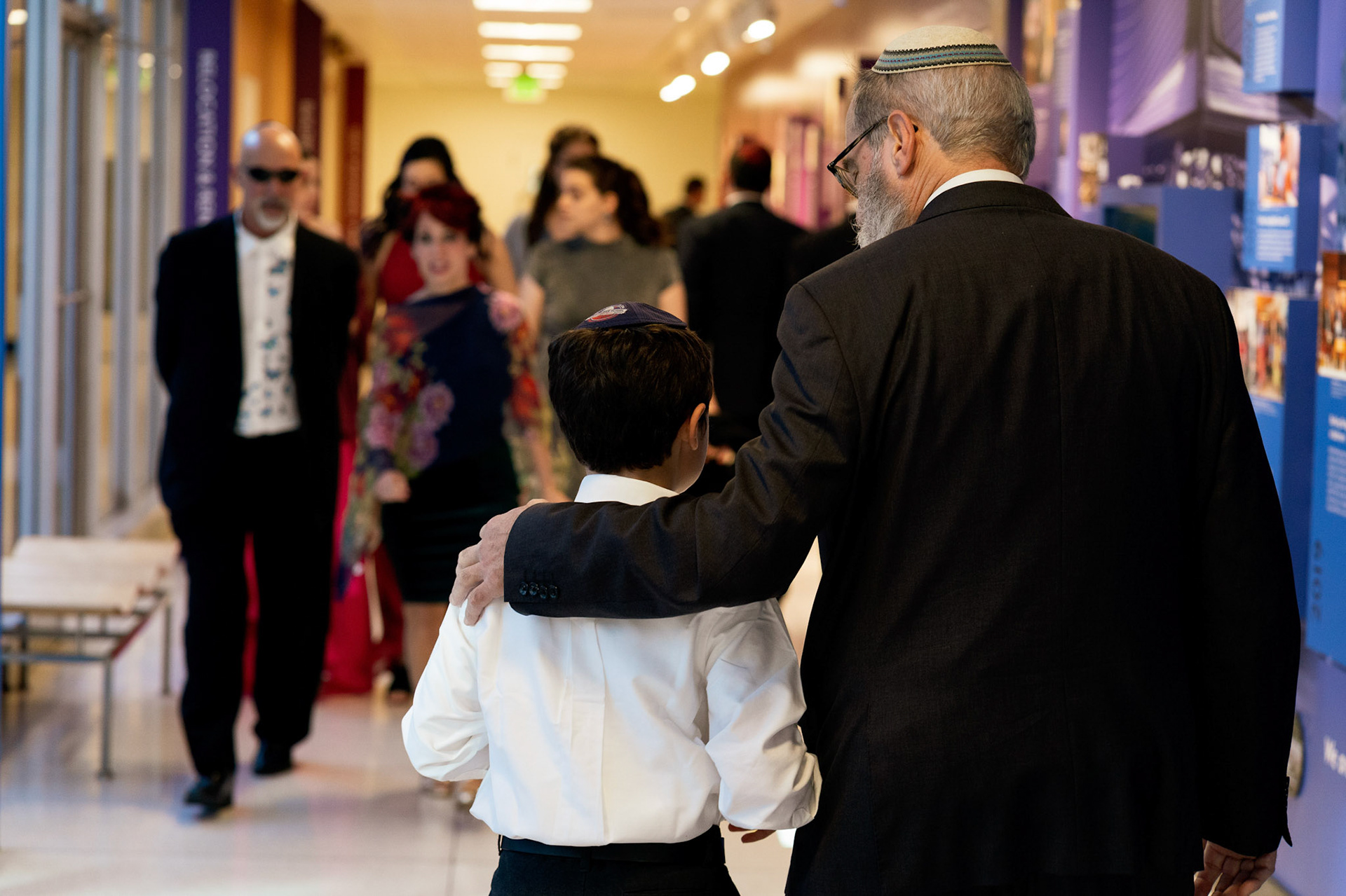 Wedding of Rebecca and Elliot at Beth Tfiloh in Pikesville, MD on Sunday, December 12, 2021.