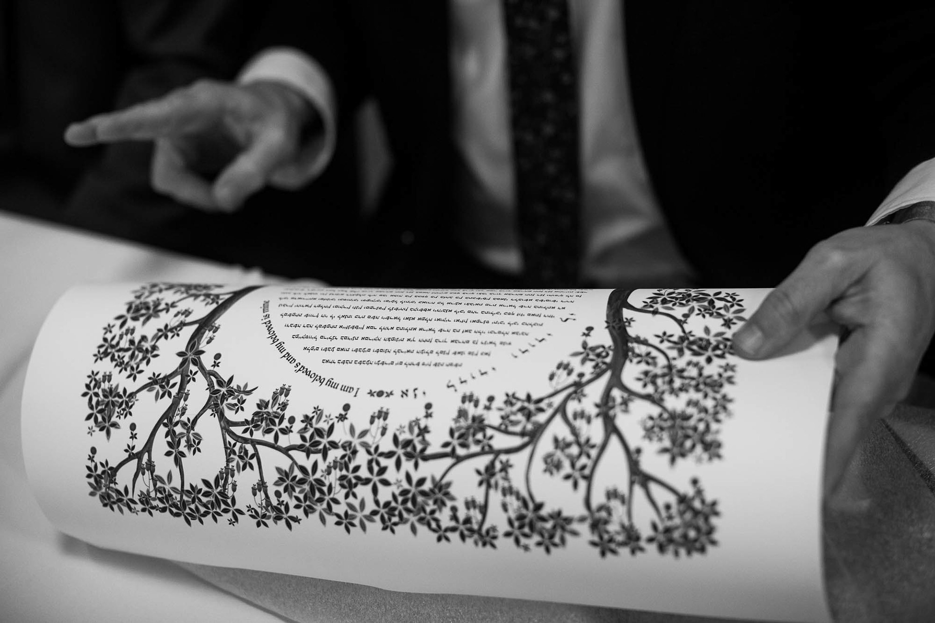 Arienne and Avi wed at Beth Tfiloh on Sunday, June10, 2018.