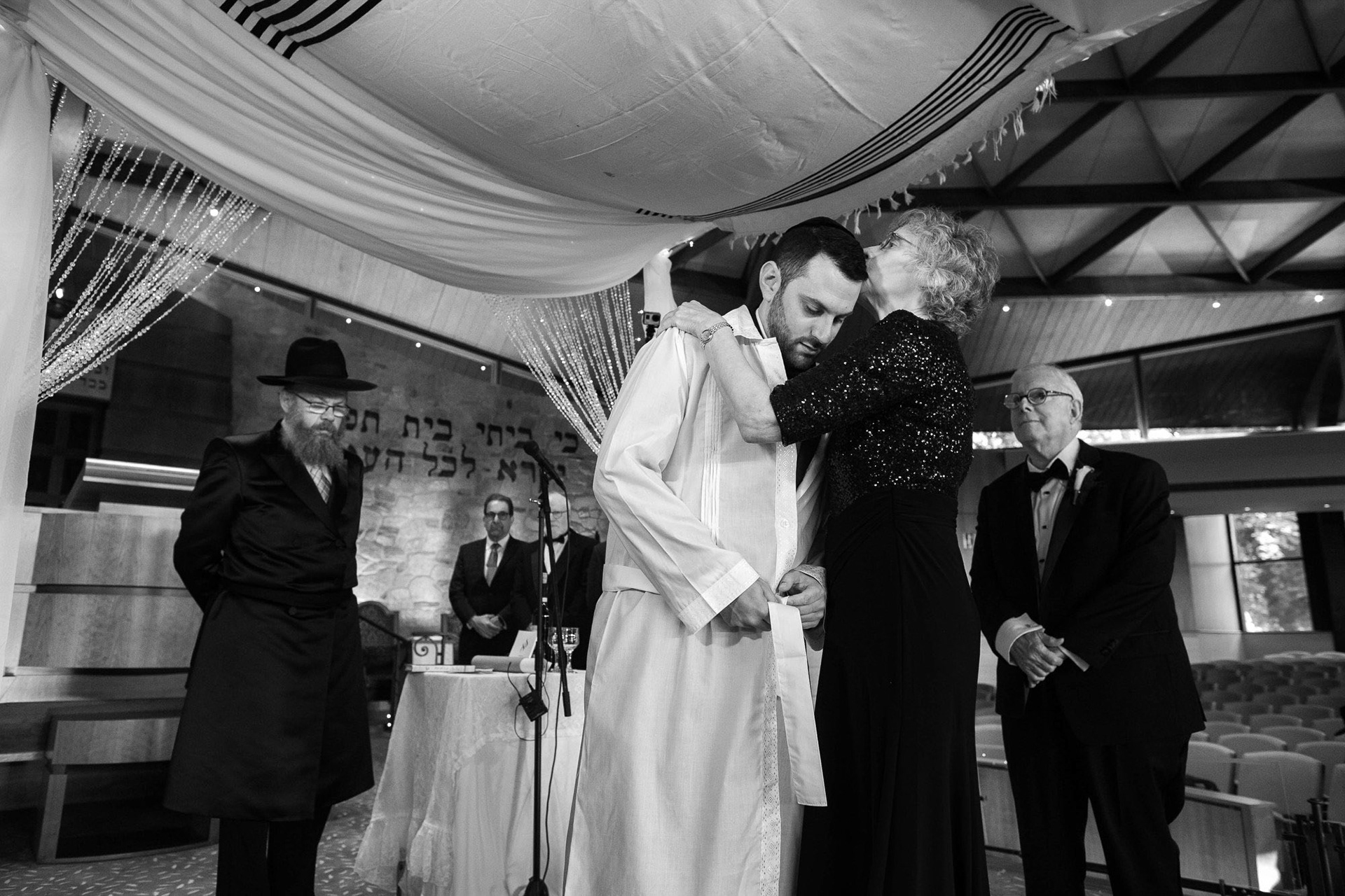 Belen and Barry wed at Beth Tfiloh on Sunday, October 7, 2018.