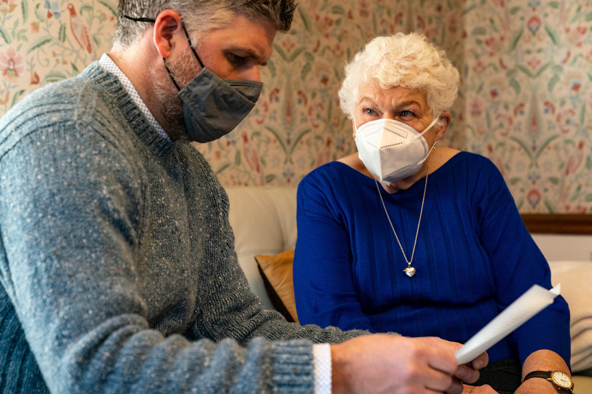Sarah and Raj wed at their home in Parkton, MD on Sunday, December 27, 2020.