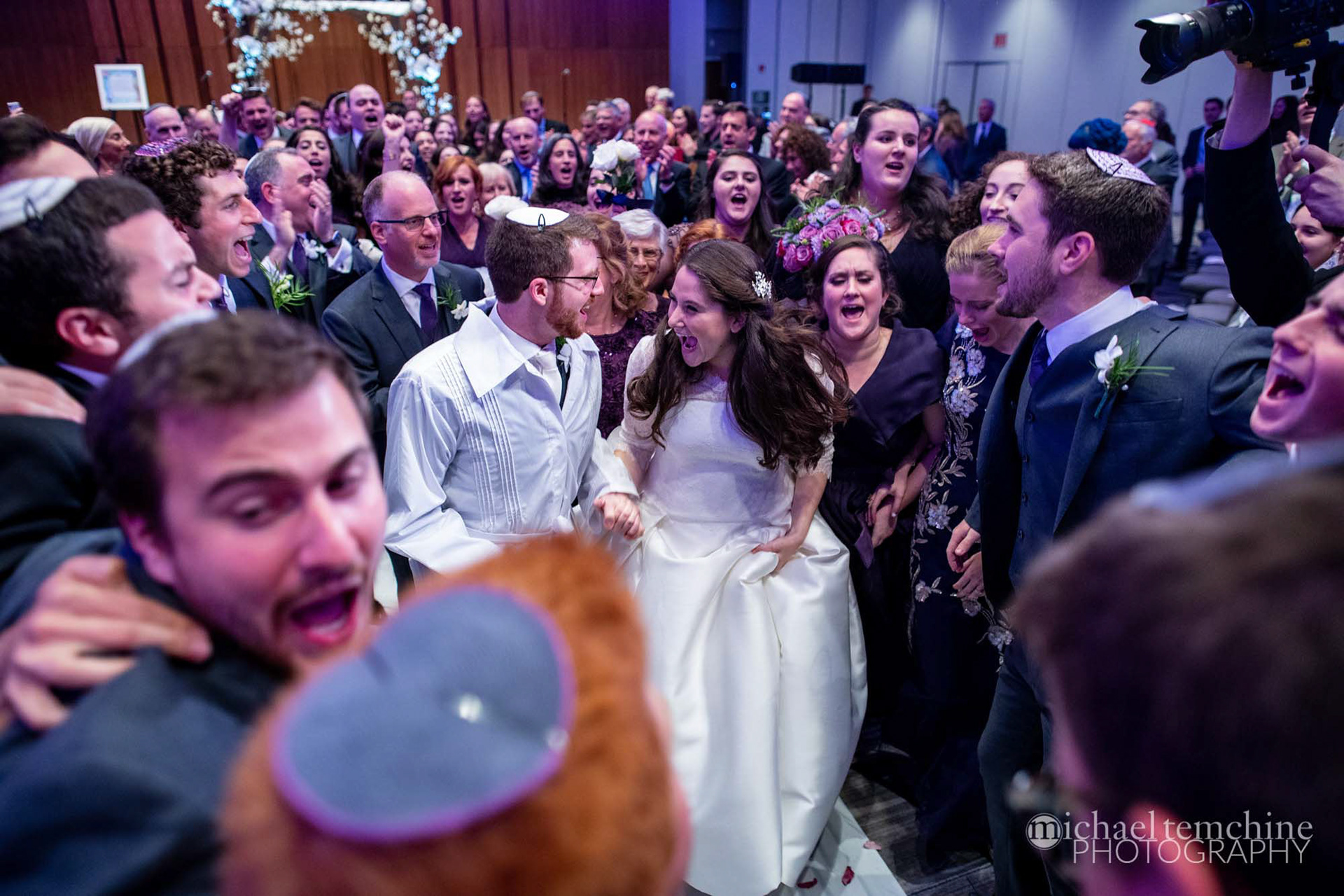Yael and Eitan’s modern orthodox Jewish wedding at the Grand Hyatt in Washington D.C. on Sunday, August 25, 2019.