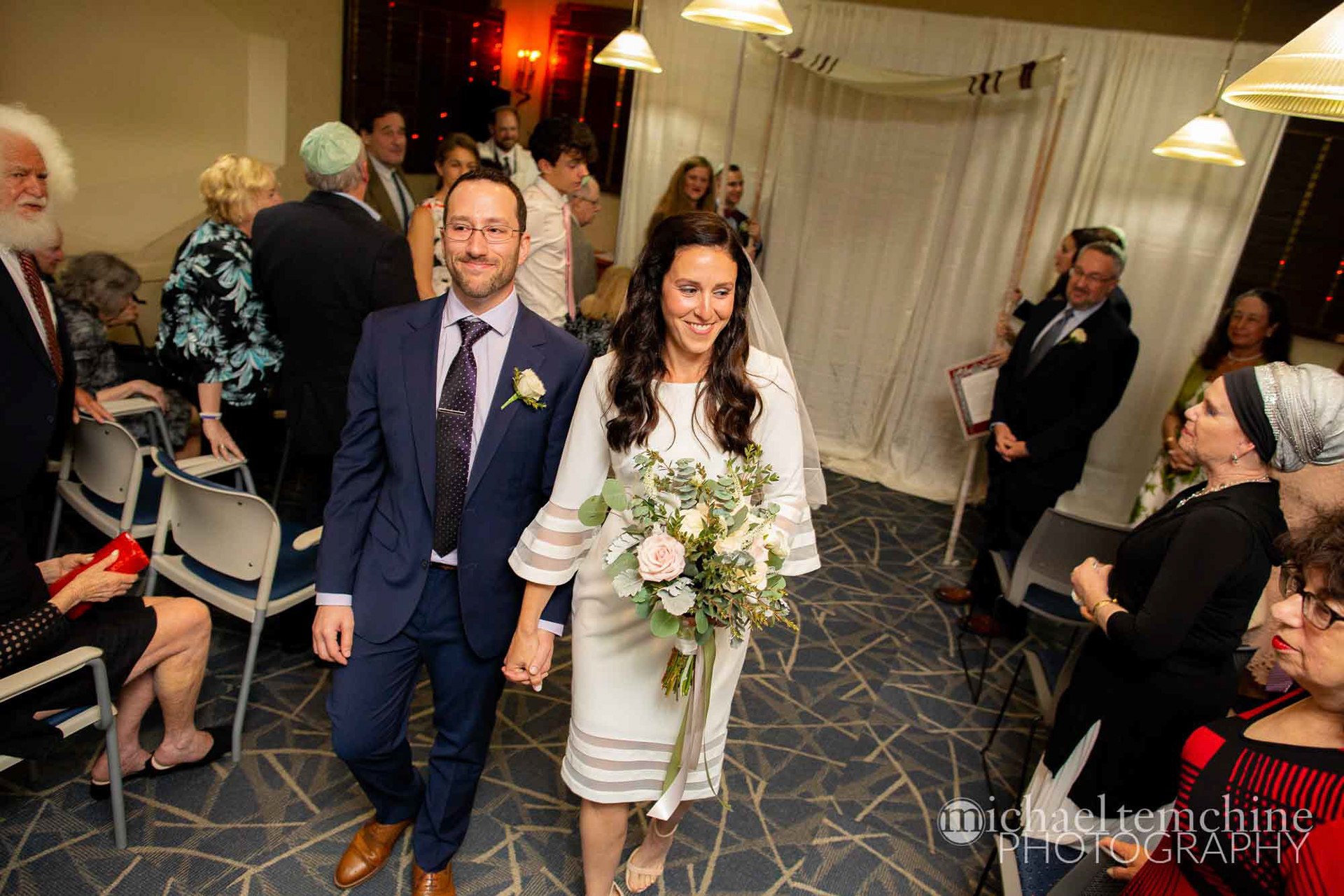 Julie and Michael wed at Moses Montefiore in Baltimore, MD on Sunday, May 5, 2019.