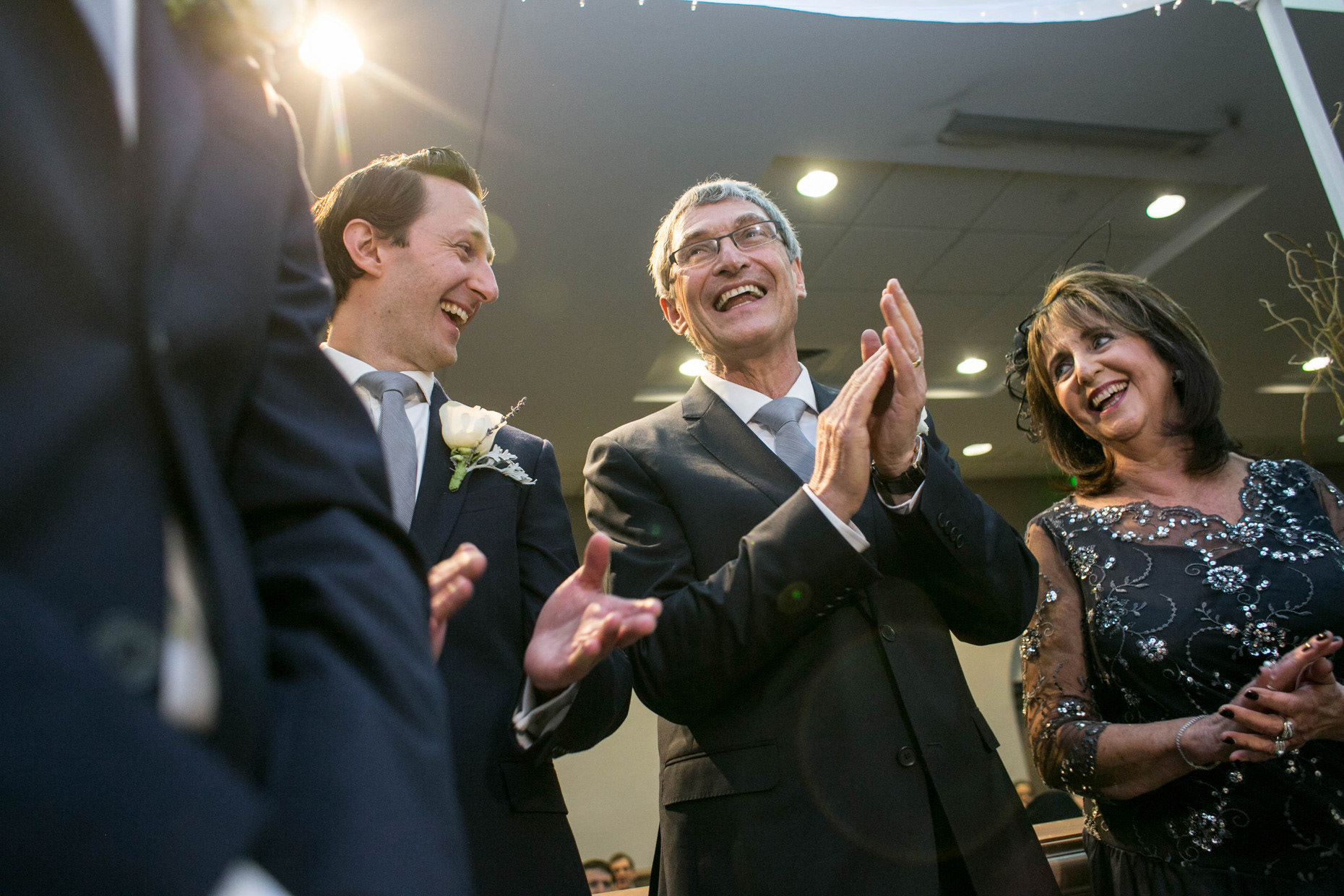 Rebecca and Gavriel's wedding at Shomrei Emunah on Sunday, November 22, 2015.