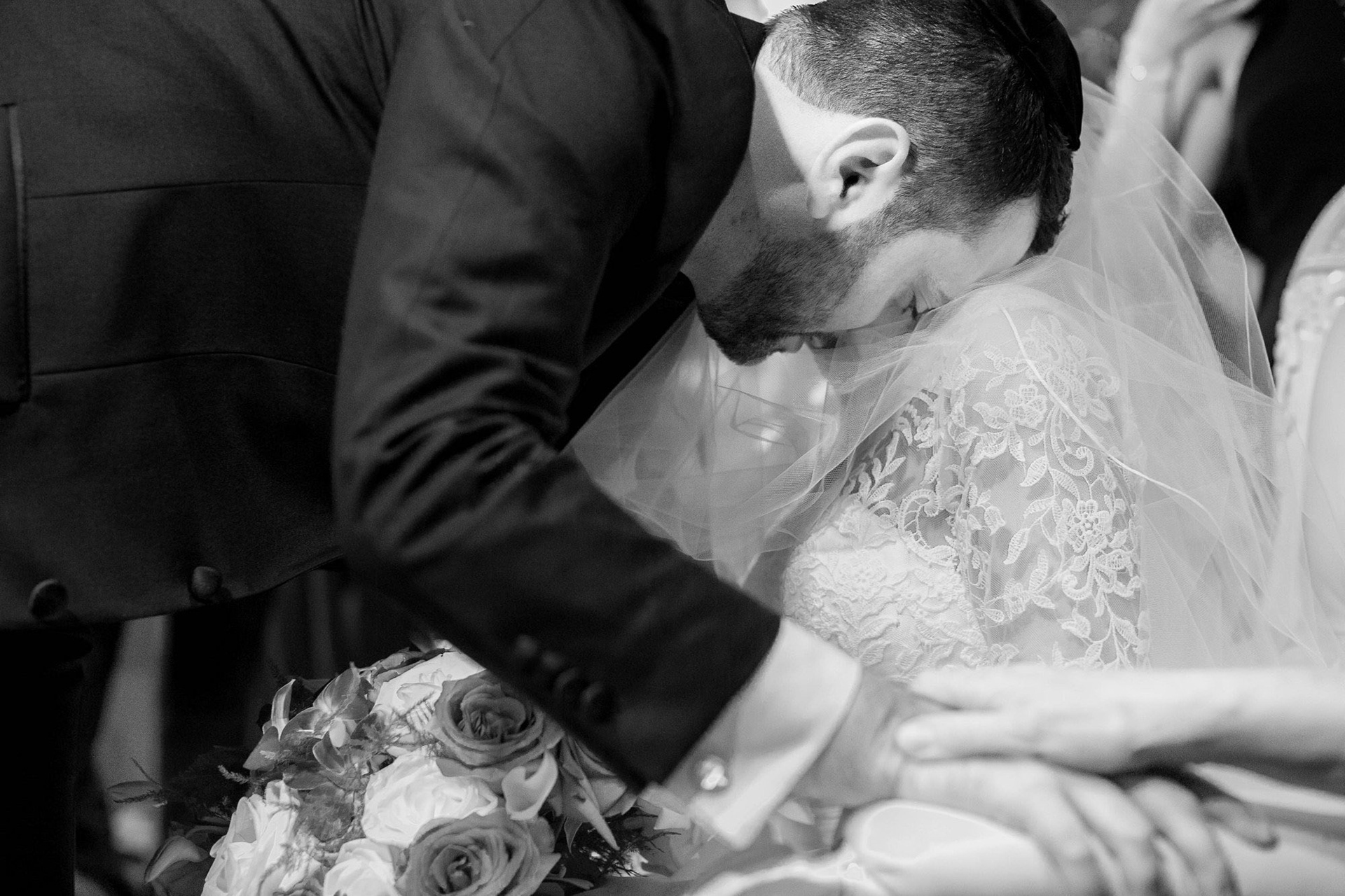 Belen and Barry wed at Beth Tfiloh on Sunday, October 7, 2018.