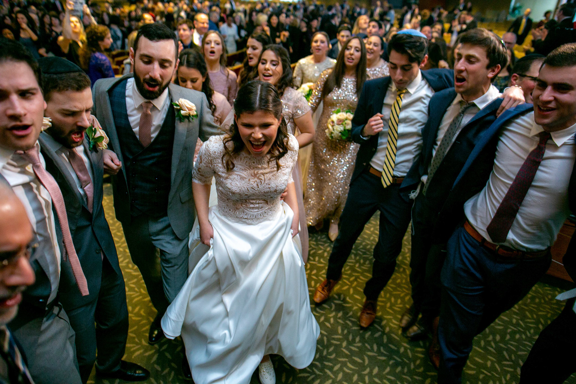 Alison and Shai wed at Beth Tfiloh in Baltimore, MD on Sunday, December 23, 2018.
