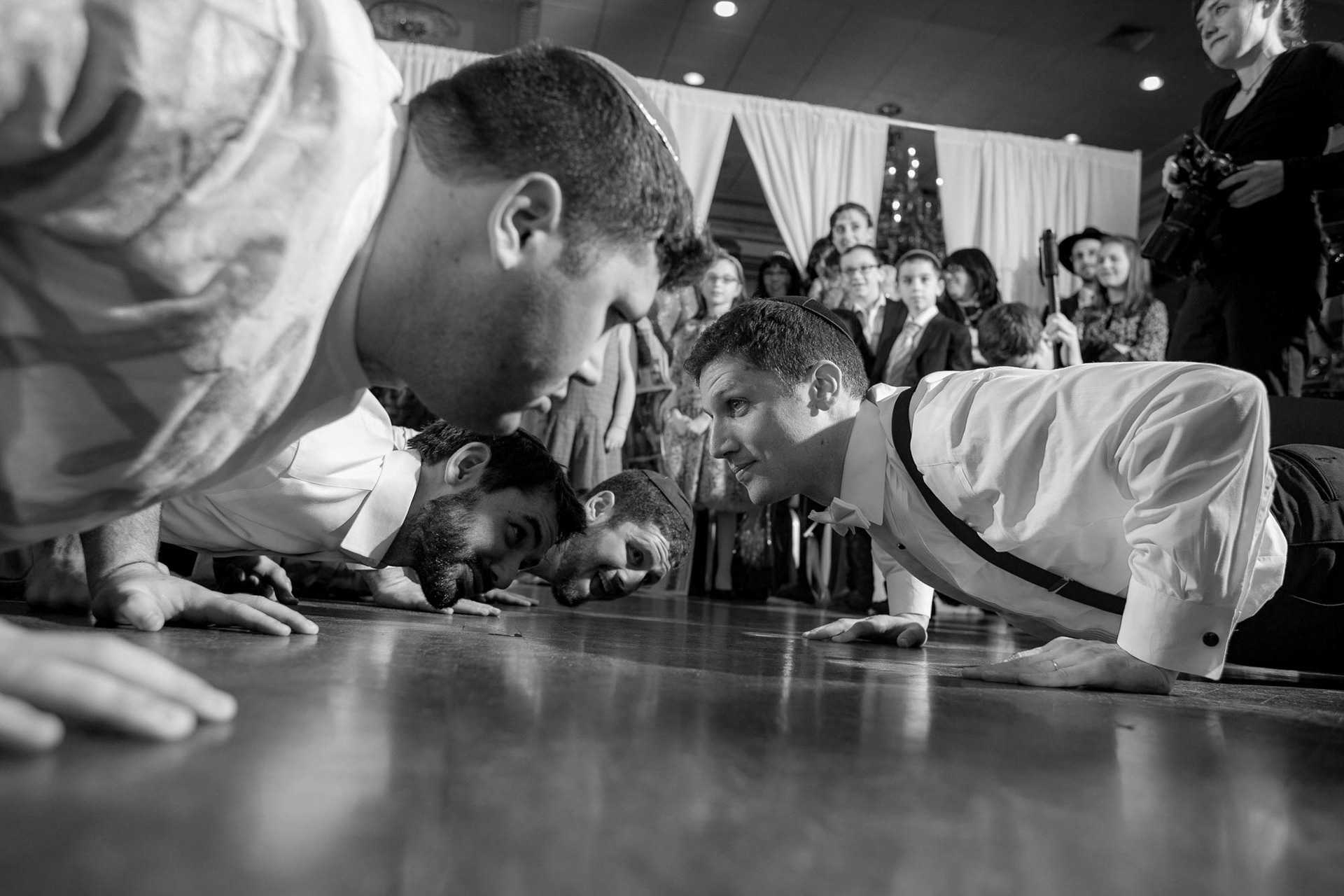 Modern Orthodox Jewish Wedding Grand Lodge Hunt Valley Baltimore Chosson Kallah Tish Bedeken Chuppah Party Portraits Spring Cloudy Rain Fran Berger