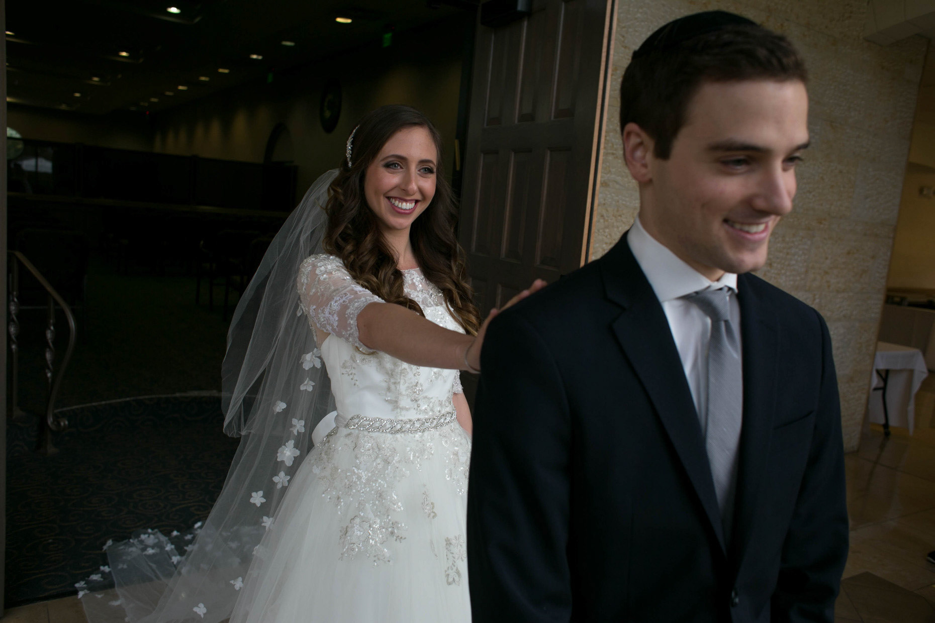 Rebecca and Gavriel's wedding at Shomrei Emunah on Sunday, November 22, 2015.