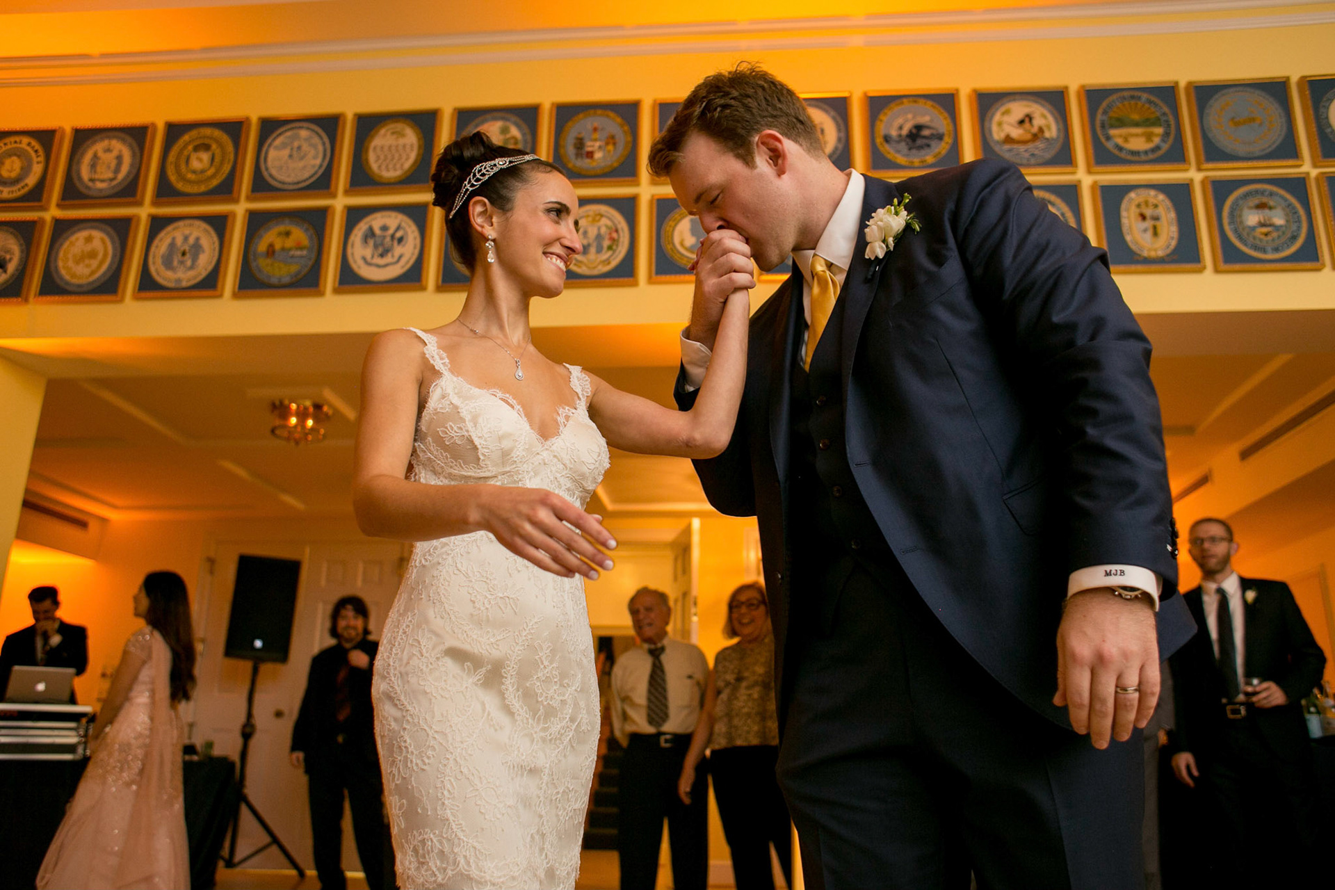 Melissa and Merlin wed at the Dumbarton House in Washington D.C. on Saturday, September 24, 2016.