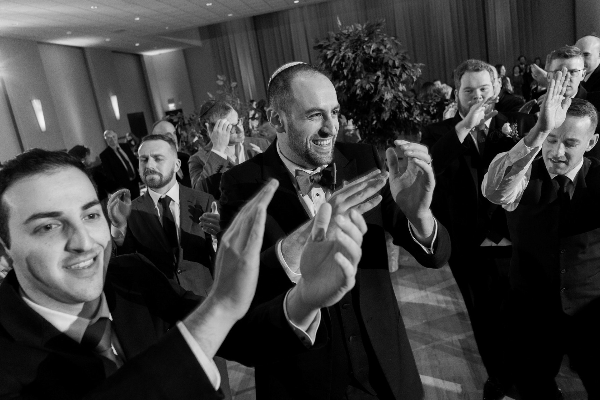 Wedding of Rebecca and Elliot at Beth Tfiloh in Pikesville, MD on Sunday, December 12, 2021.