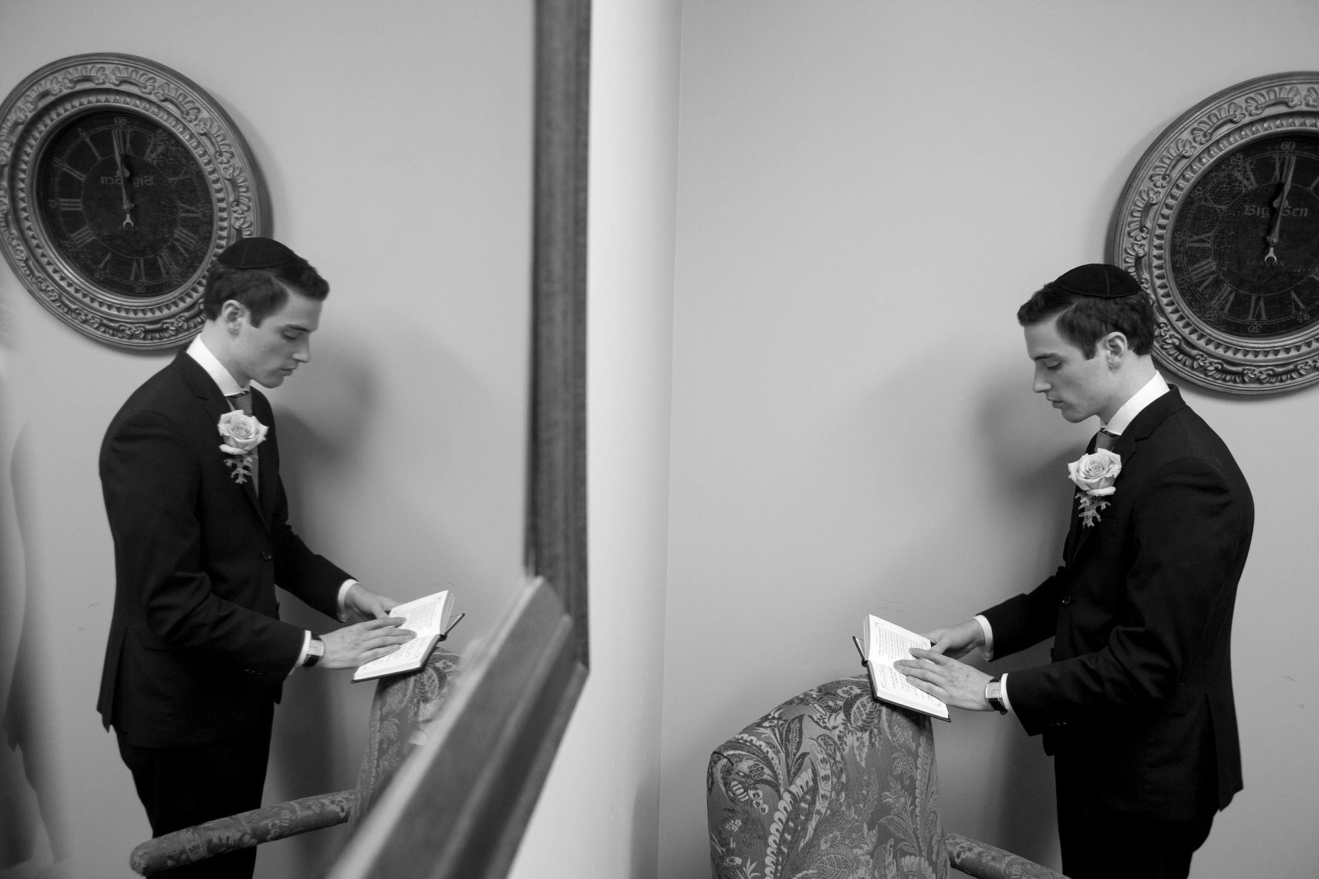 Rebecca and Gavriel's wedding at Shomrei Emunah on Sunday, November 22, 2015.