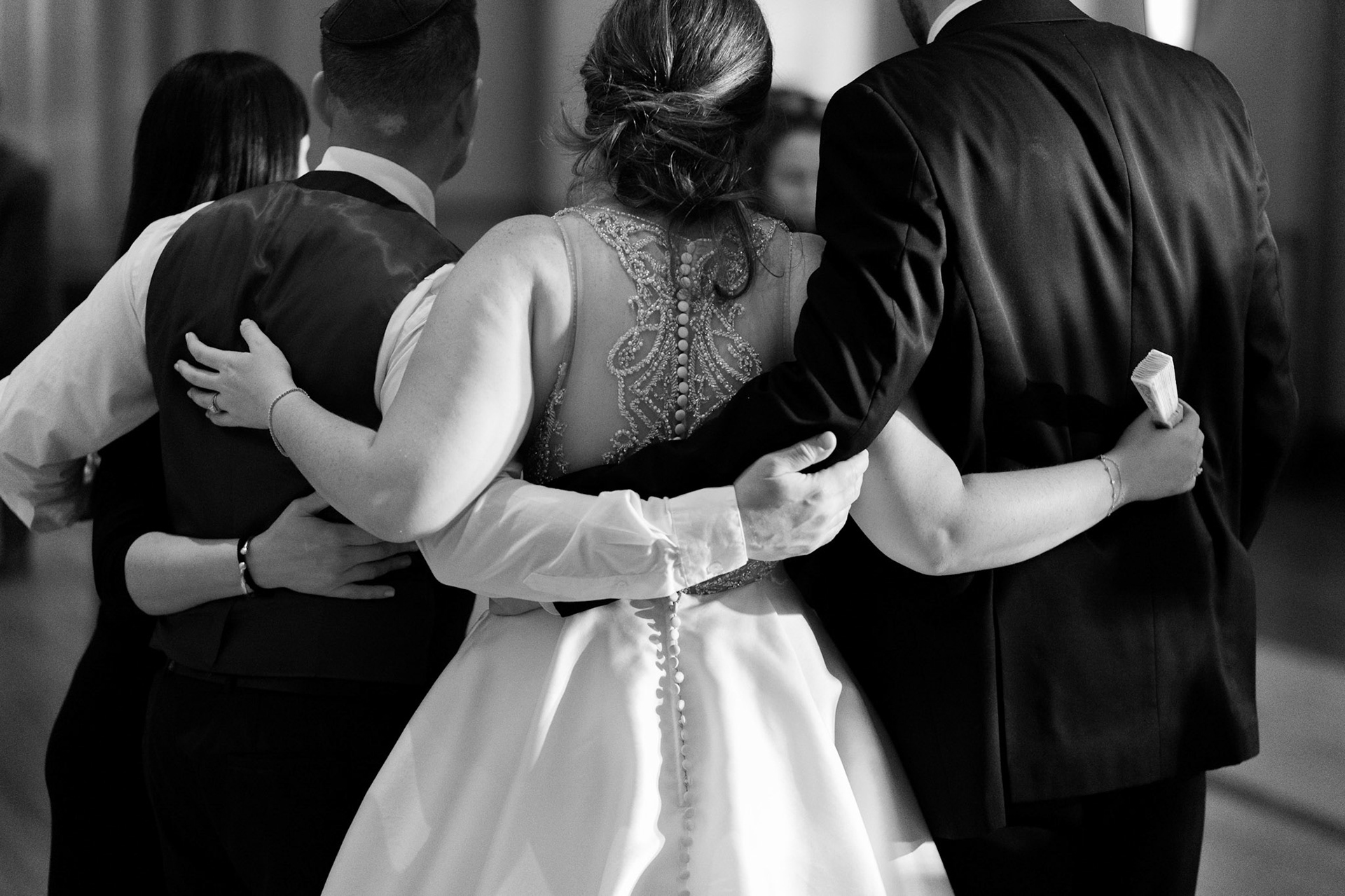 Wedding of Rebecca and Elliot at Beth Tfiloh in Pikesville, MD on Sunday, December 12, 2021.