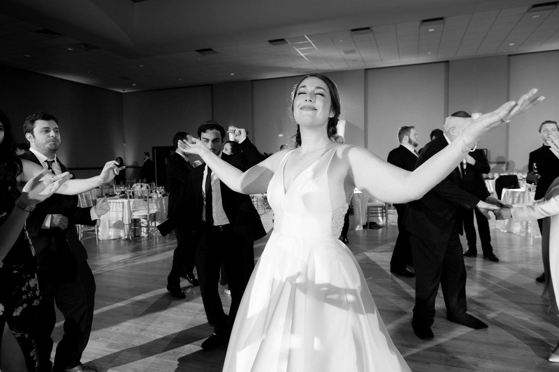 Wedding of Rebecca and Elliot at Beth Tfiloh in Pikesville, MD on Sunday, December 12, 2021.