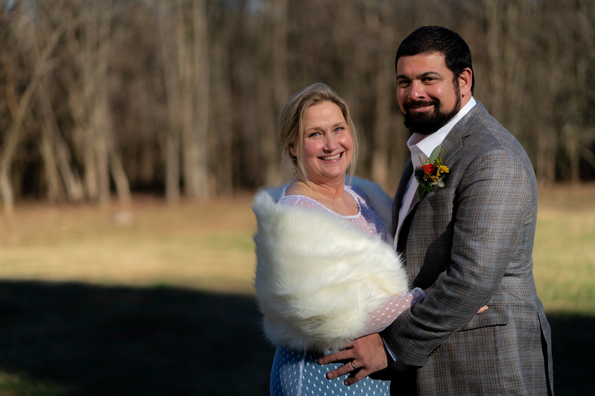 Sarah and Raj wed at their home in Parkton, MD on Sunday, December 27, 2020.
