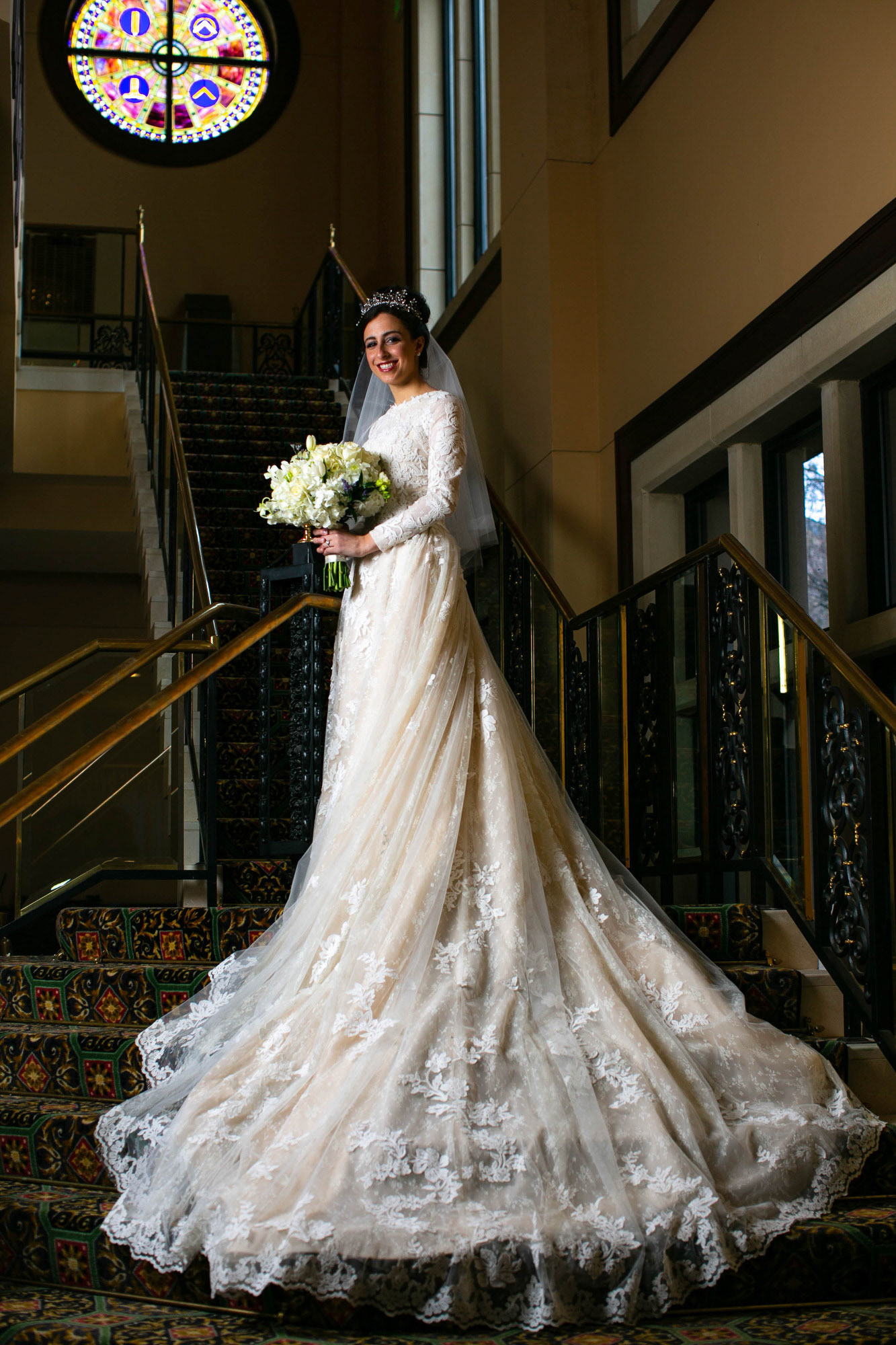 Modern Orthodox Jewish Wedding Grand Lodge Hunt Valley Baltimore Chosson Kallah Tish Bedeken Chuppah Party Portraits Spring Cloudy Rain Fran Berger