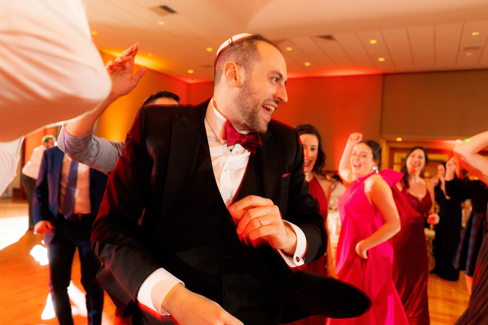 Wedding of Rebecca and Elliot at Beth Tfiloh in Pikesville, MD on Sunday, December 12, 2021.