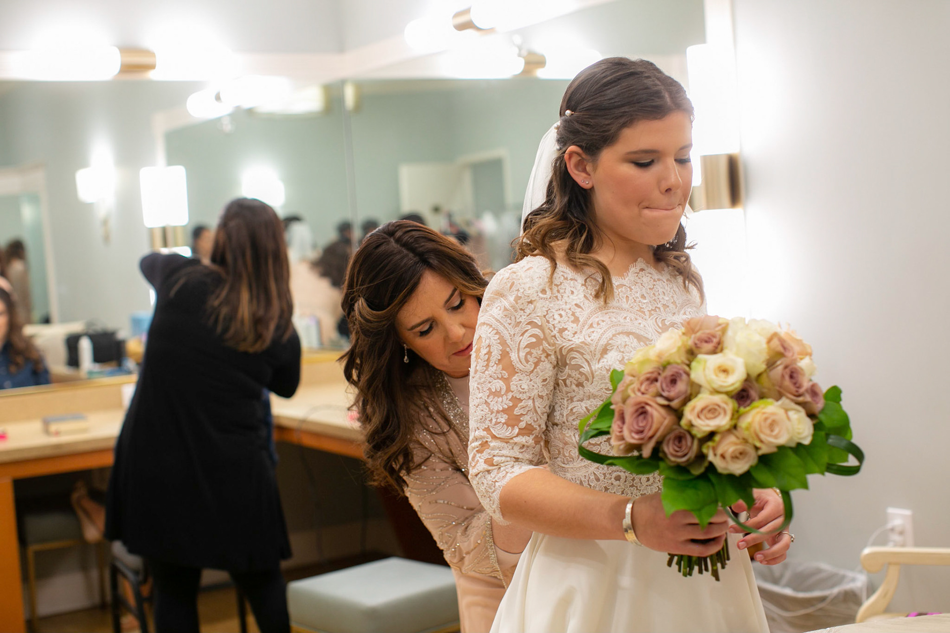 Alison and Shai wed at Beth Tfiloh in Baltimore, MD on Sunday, December 23, 2018.