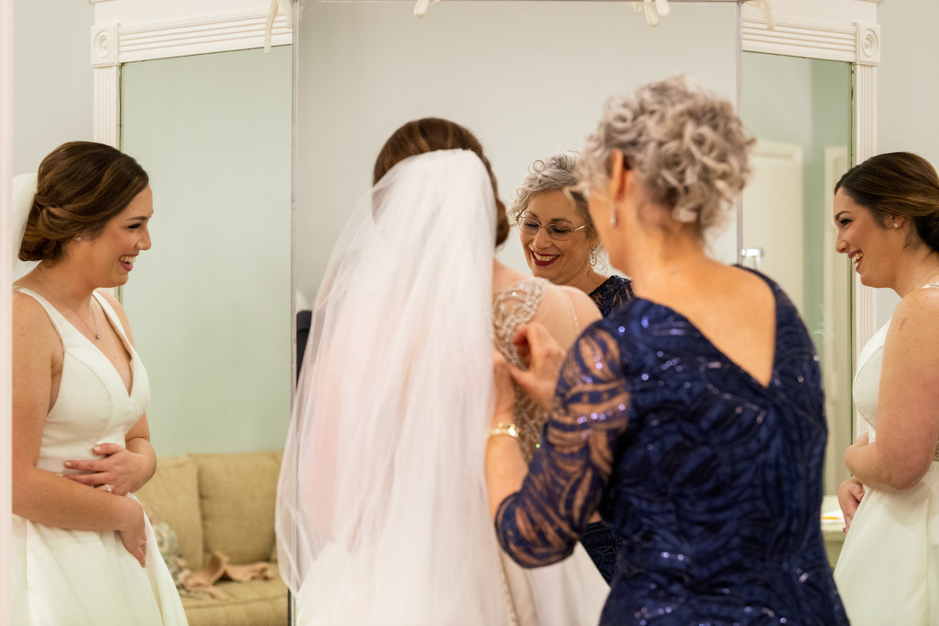 Wedding of Rebecca and Elliot at Beth Tfiloh in Pikesville, MD on Sunday, December 12, 2021.