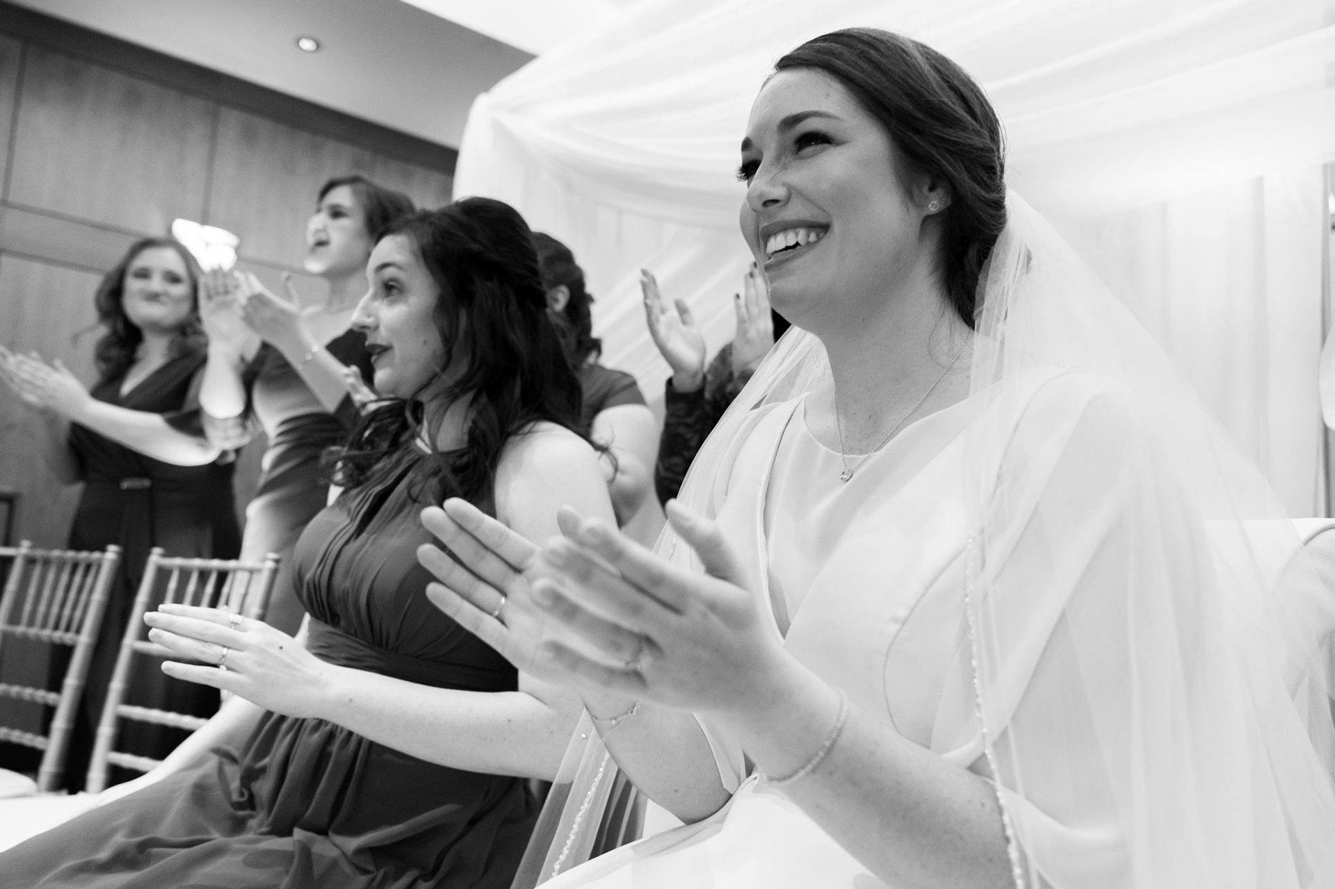 Wedding of Rebecca and Elliot at Beth Tfiloh in Pikesville, MD on Sunday, December 12, 2021.