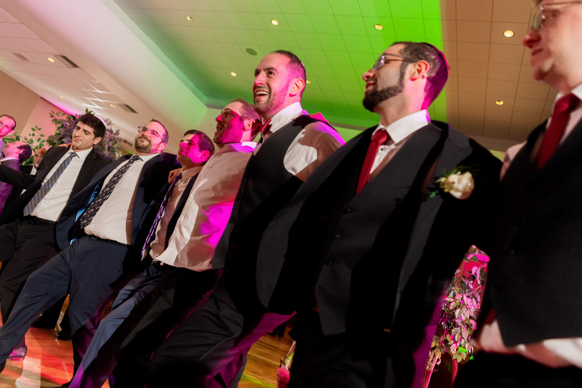 Wedding of Rebecca and Elliot at Beth Tfiloh in Pikesville, MD on Sunday, December 12, 2021.