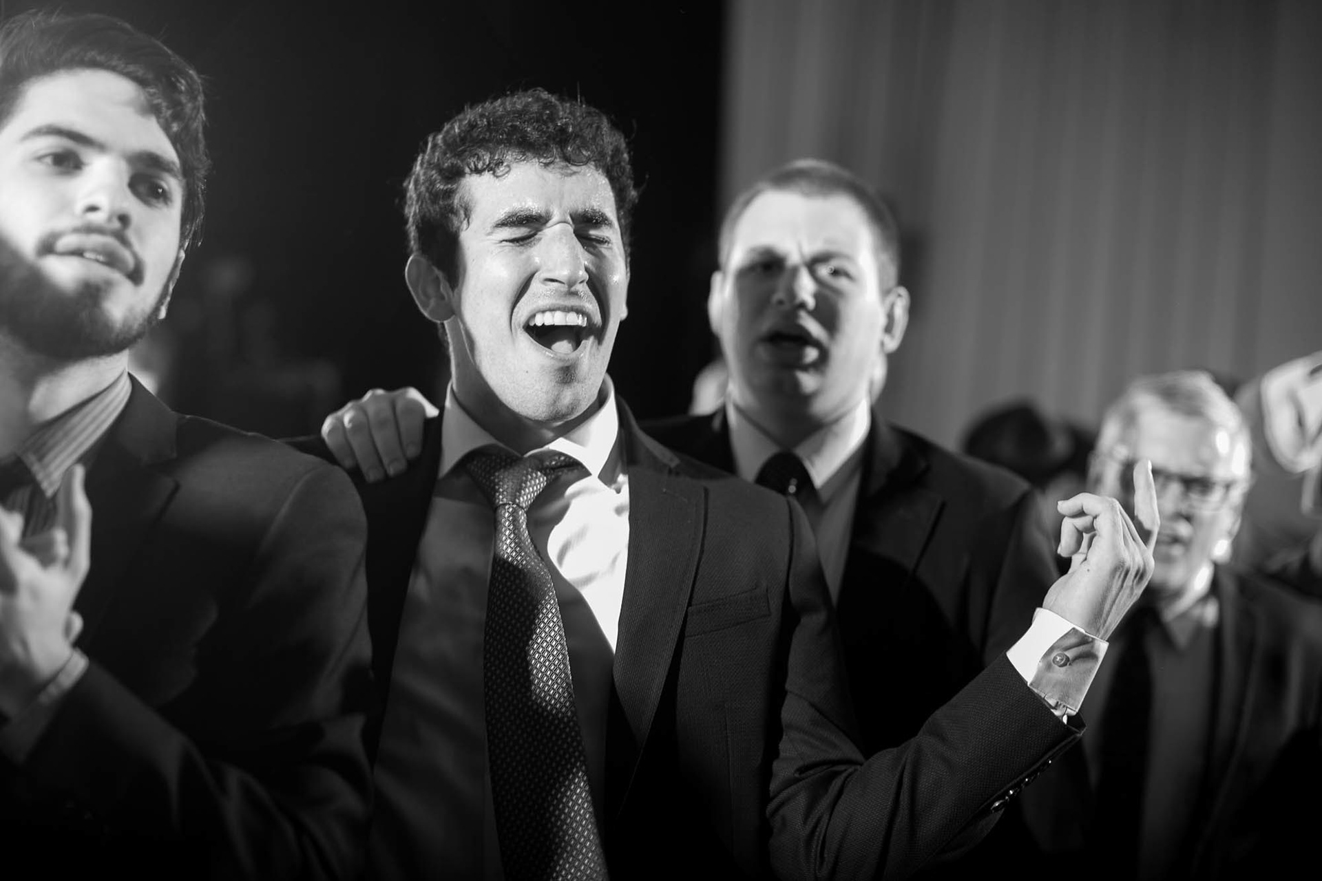 Arienne and Avi wed at Beth Tfiloh on Sunday, June10, 2018.