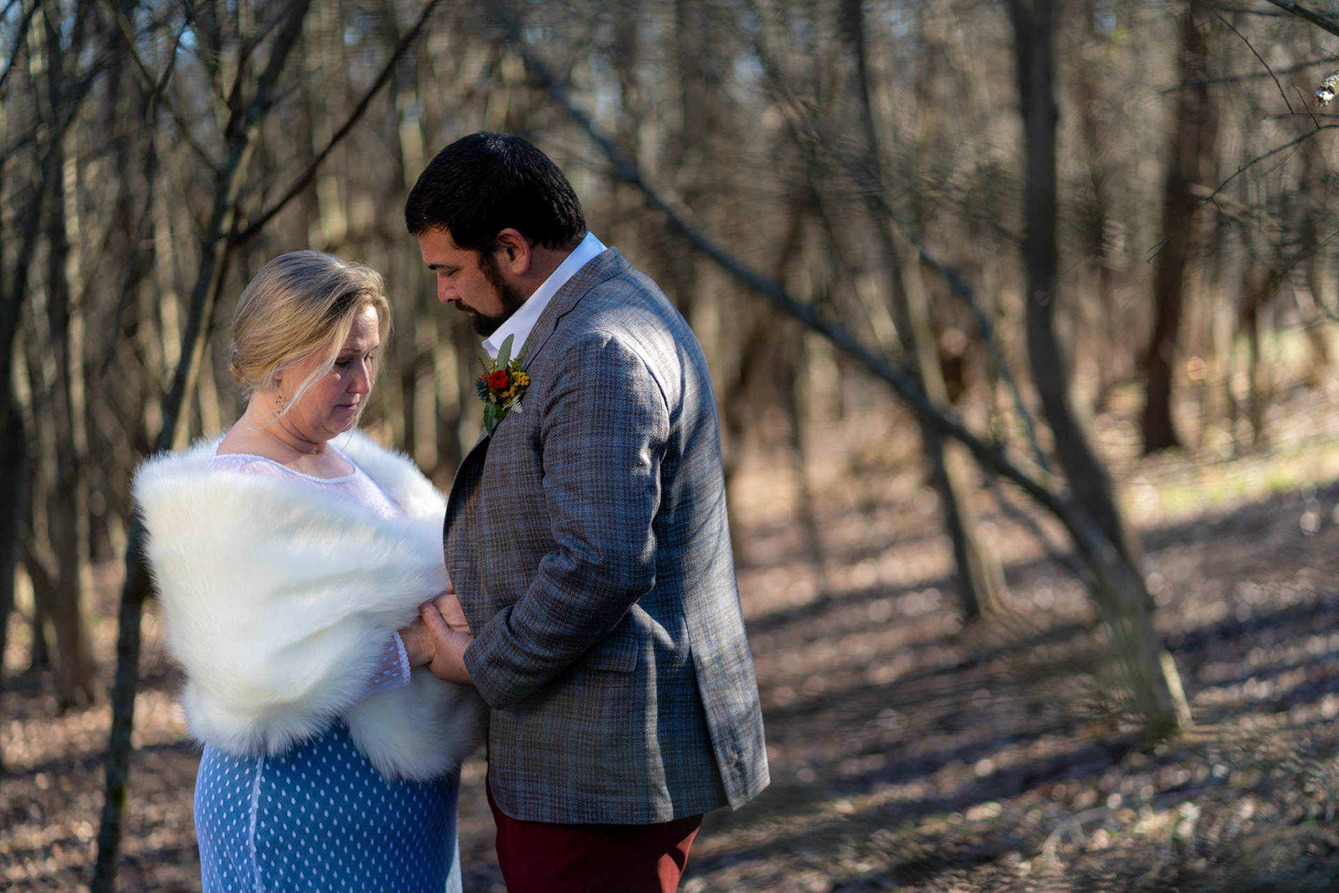 Sarah and Raj wed at their home in Parkton, MD on Sunday, December 27, 2020.