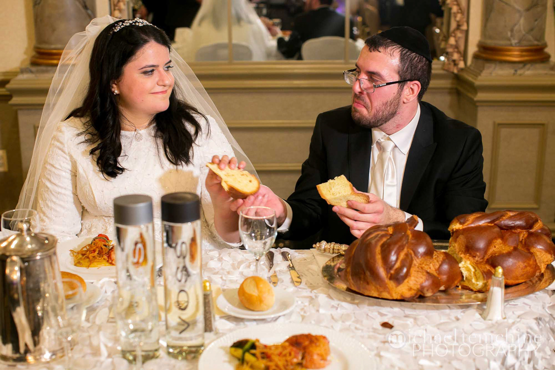 Tali and John's Frum Orthodox Jewish wedding at the Valley Mansion, Baltimore, MD on Sunday, March 17, 2019.