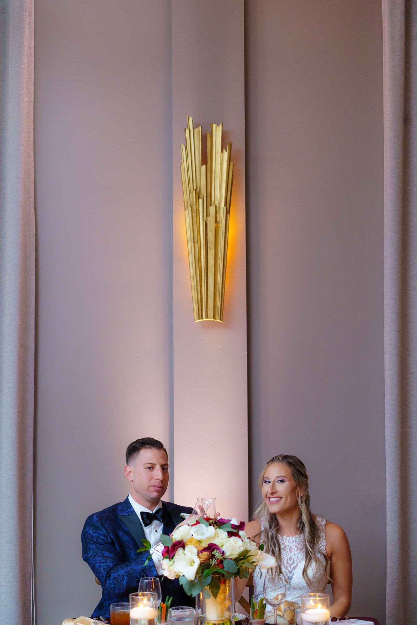 Melissa and Lee get married at Chizuk Amuno Congregation in Baltimore, MD on Saturday, November 7, 2020.