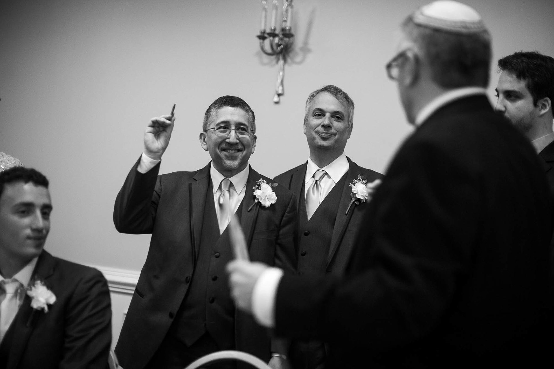 Arienne and Avi wed at Beth Tfiloh on Sunday, June10, 2018.