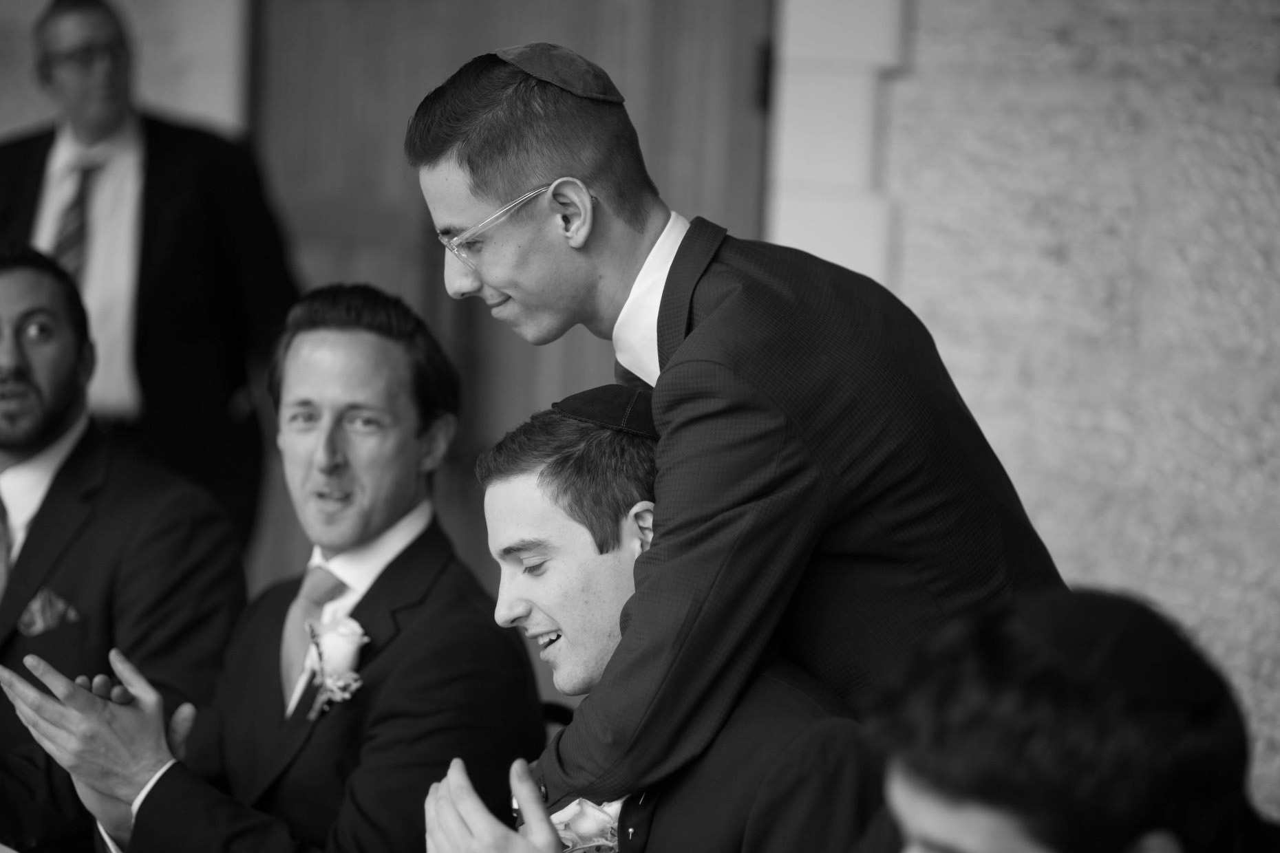 Rebecca and Gavriel's wedding at Shomrei Emunah on Sunday, November 22, 2015.