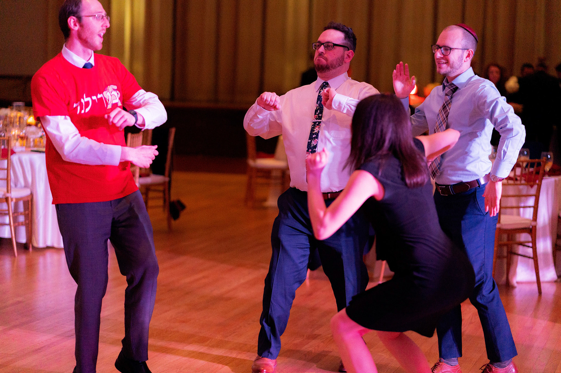 Wedding of Rebecca and Elliot at Beth Tfiloh in Pikesville, MD on Sunday, December 12, 2021.