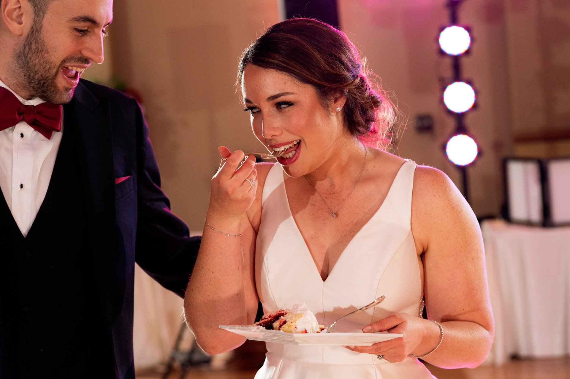 Wedding of Rebecca and Elliot at Beth Tfiloh in Pikesville, MD on Sunday, December 12, 2021.