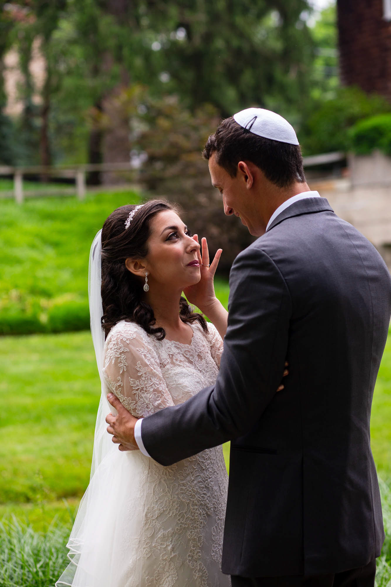 Arienne and Avi wed at Beth Tfiloh on Sunday, June10, 2018.