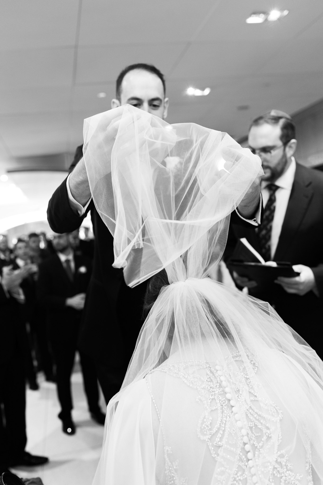 Wedding of Rebecca and Elliot at Beth Tfiloh in Pikesville, MD on Sunday, December 12, 2021.