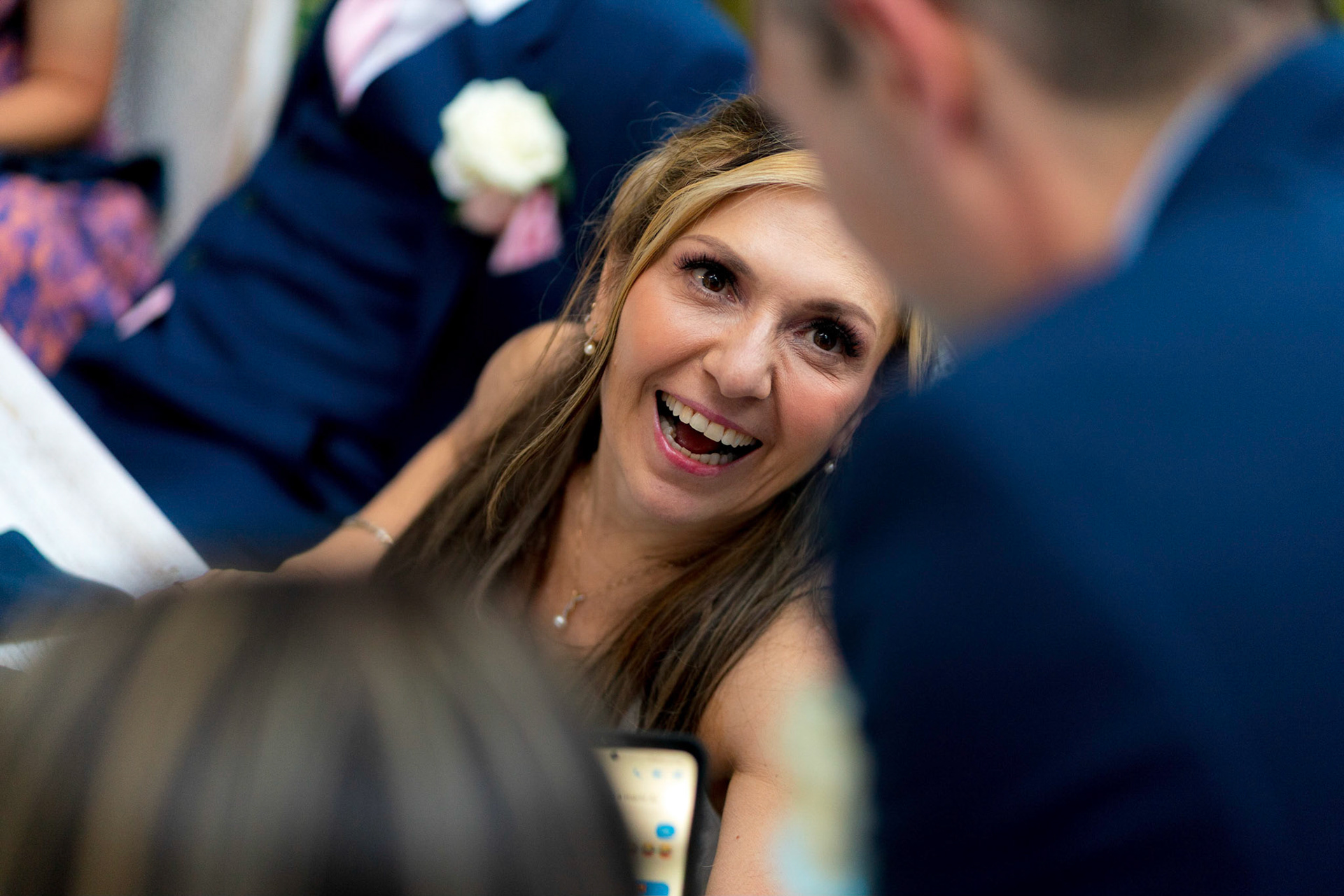 Marina and Mike’s intimate wedding at their home in Arlington, VA.